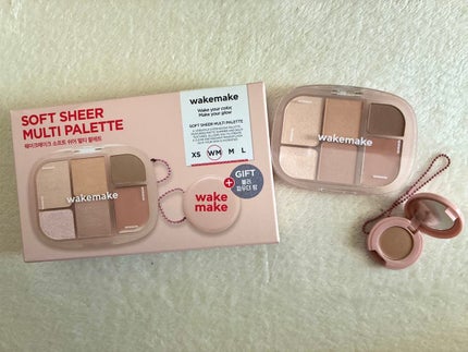ソフトシアーマルチパレット/wakemake/アイシャドウパレットを使ったクチコミ(1枚目)