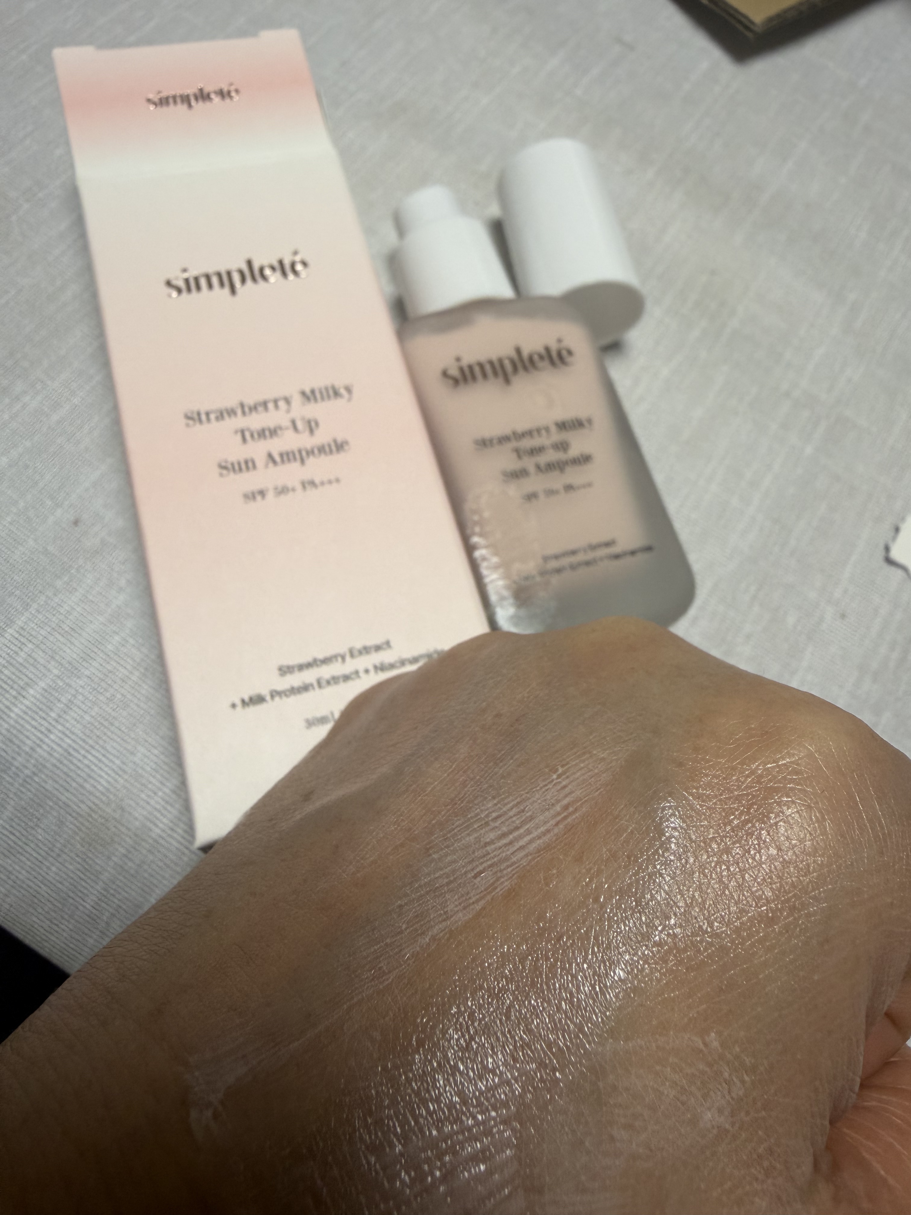 ミルクピールトナー/Simplete/拭き取り化粧水を使ったクチコミ（2枚目）