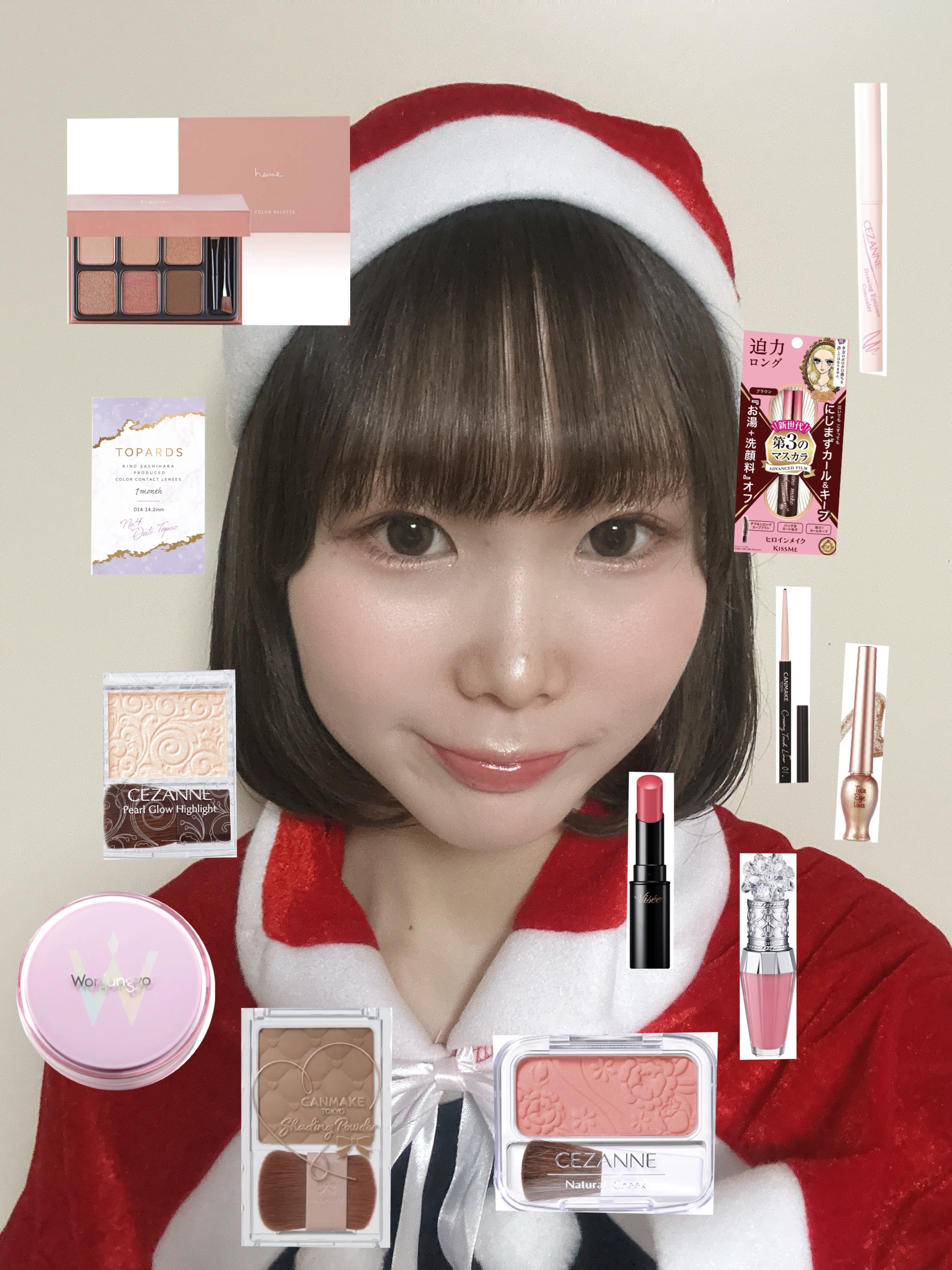 アイカラーパレット/heme/アイシャドウパレットを使ったクチコミ（2枚目）