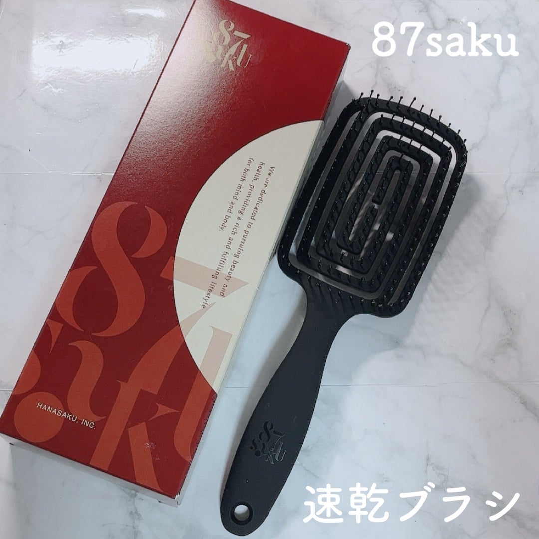 87saku ハナサク 速乾ブラシ/87saku/ヘアブラシを使ったクチコミ(1枚目)