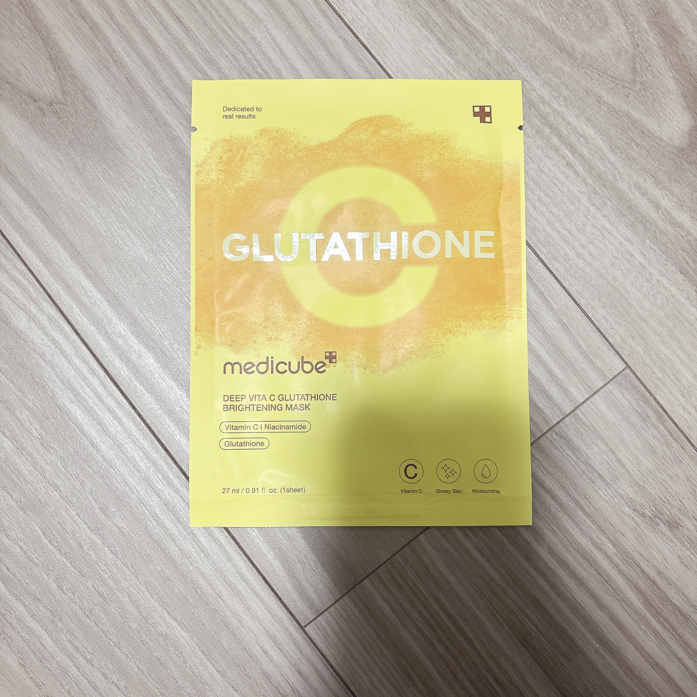 ディープ ビタC グルタチオン ブライトニング マスク/MEDICUBE/シートマスク・パックを使ったクチコミ（1枚目）