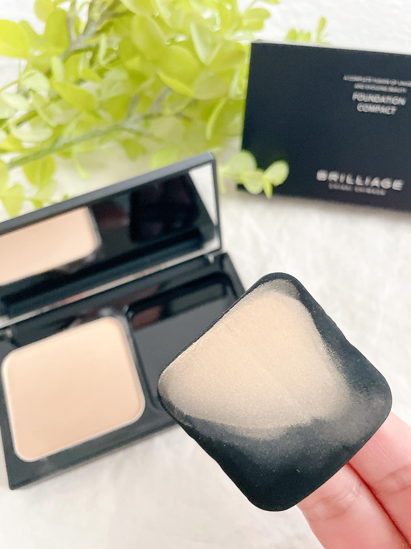 パウダリーファンデーション レジェンダリー グロウ/ブリリアージュ/パウダーファンデーションを使ったクチコミ（3枚目）