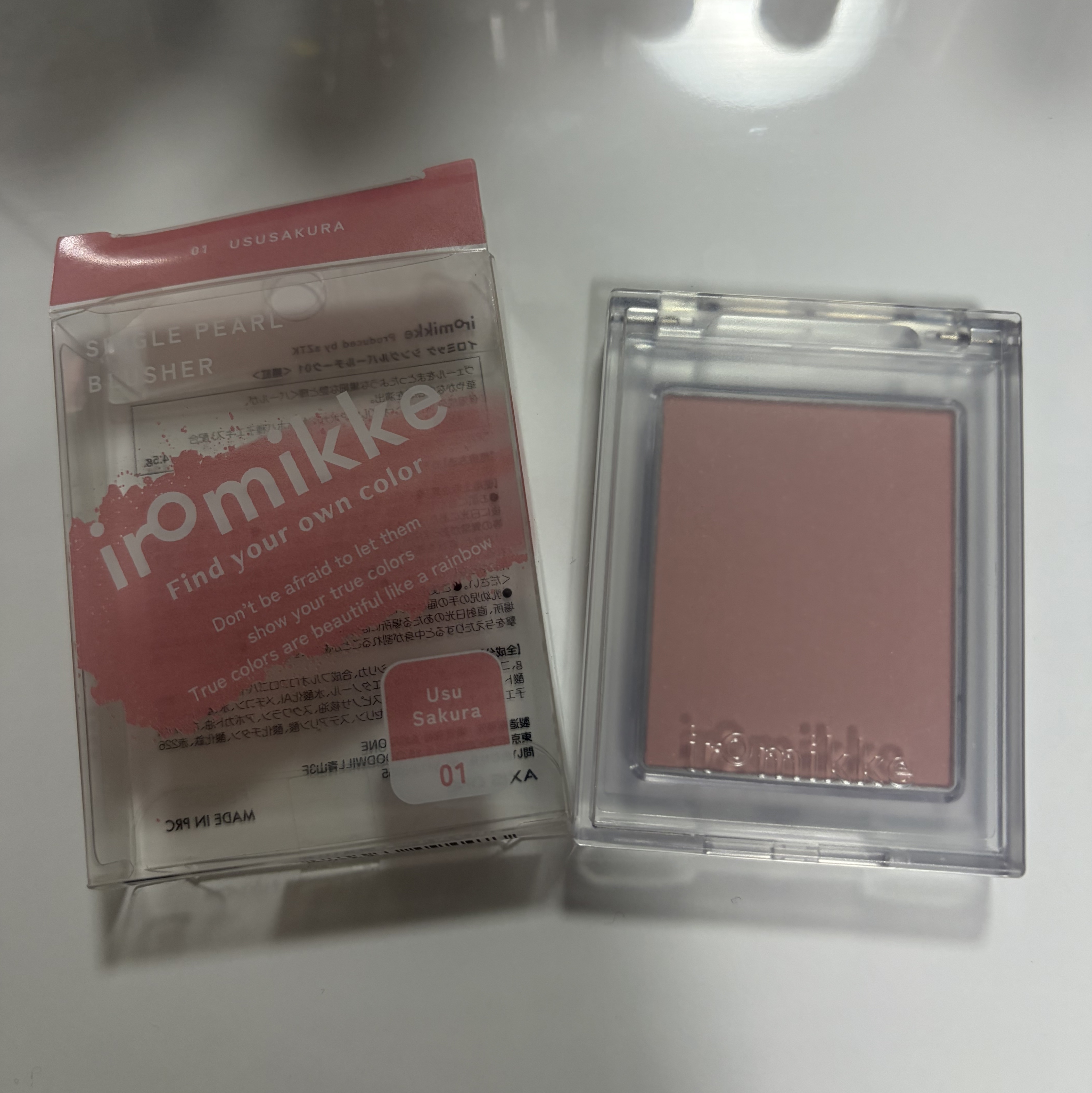 イロミッケ シングルパールチーク/iromikke/パウダーチークを使ったクチコミ（3枚目）