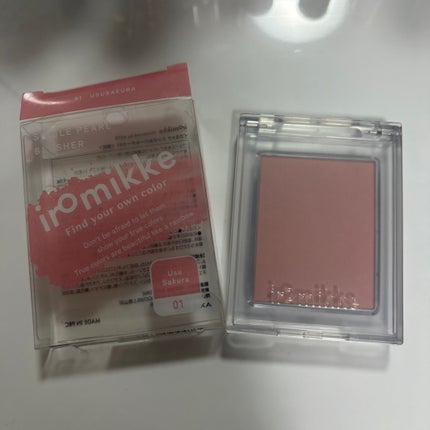 イロミッケ シングルパールチーク/iromikke/パウダーチークを使ったクチコミ(3枚目)