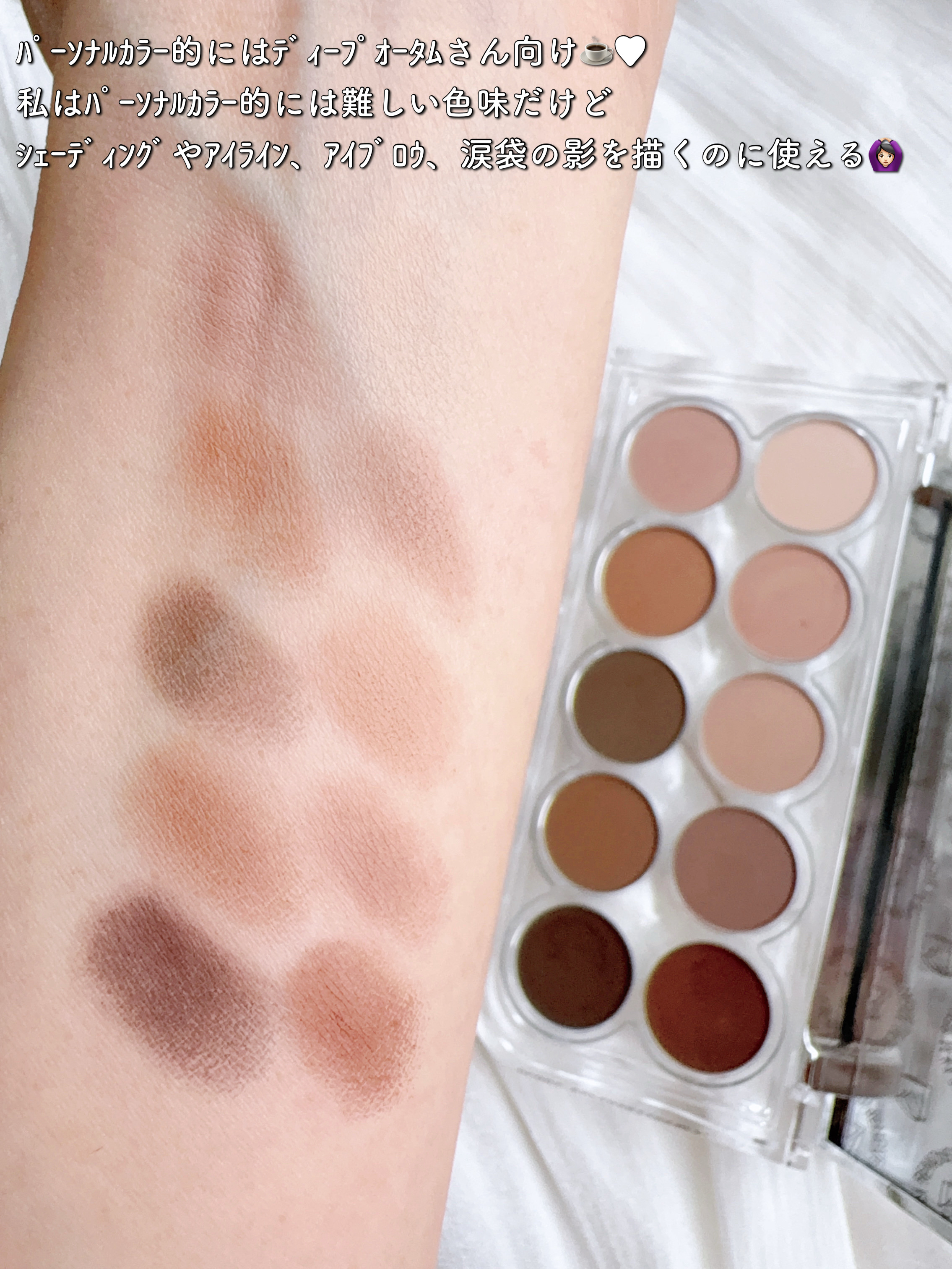 ライトオンアイズシャドウパレット/ルミル/アイシャドウパレットを使ったクチコミ（3枚目）