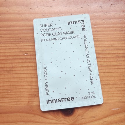 スーパーヴォルカニック ポア クレイマスク クールミントチョコレート/innisfree/洗い流すパック・マスクを使ったクチコミ(1枚目)
