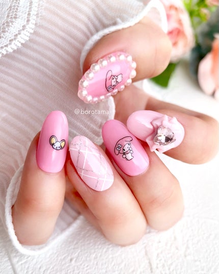 ネイルパーツ/セリア/ネイルチップ・パーツを使ったクチコミ(3枚目)