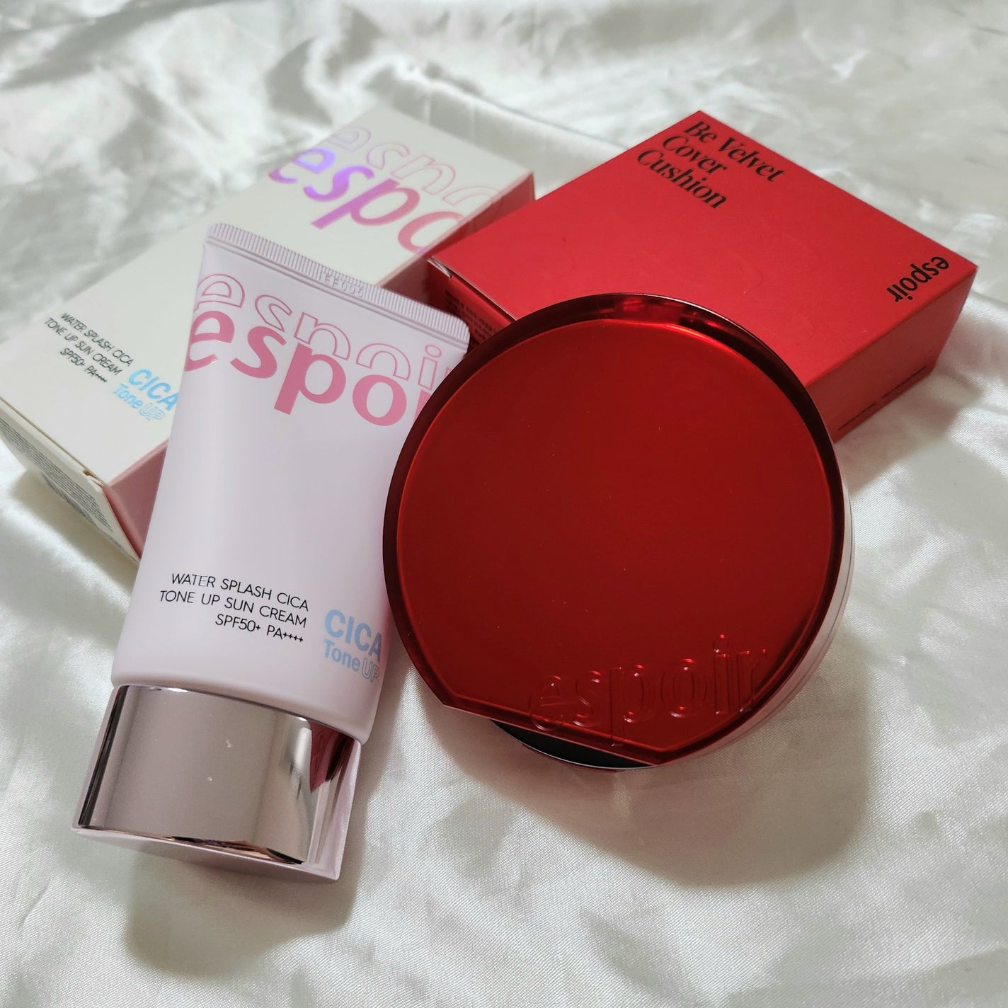 ウォータースプラッシュシカトーンアップクリーム/espoir/化粧下地を使ったクチコミ(1枚目)