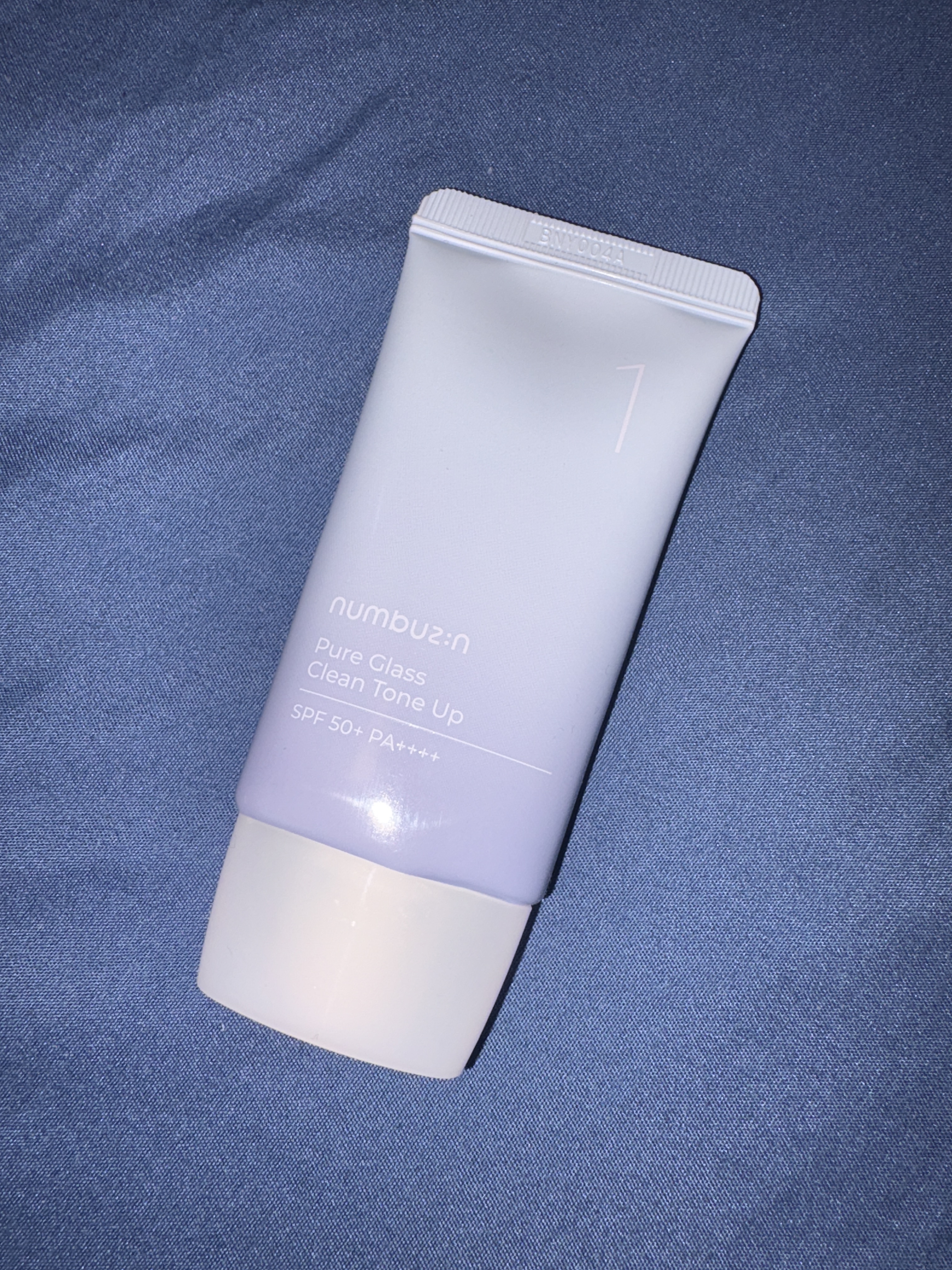 1番 ガラス玉トーンアップクリーム/numbuzin/日焼け止めクリームを使ったクチコミ（1枚目）