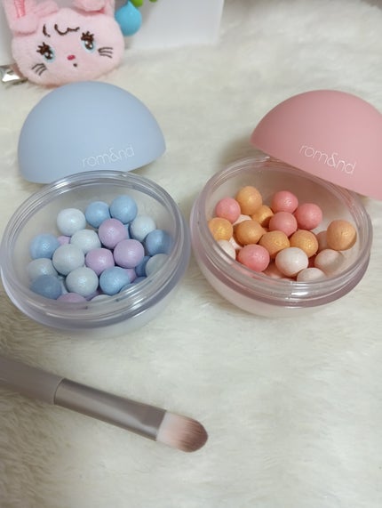 シアーパールパウダー/rom&nd/ルースパウダーを使ったクチコミ(1枚目)