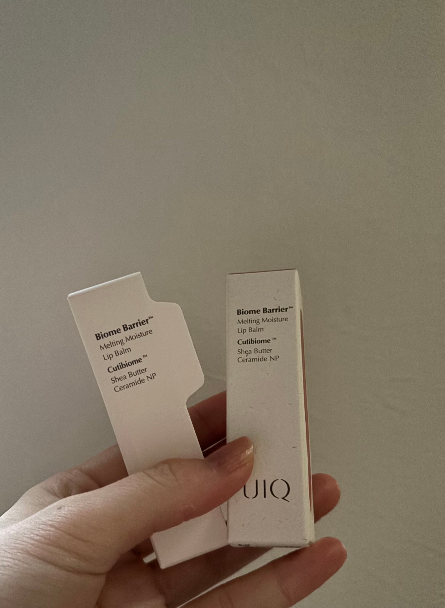 バイオームバリアメルティングモイスチャーリップバーム/UIQ/リップバームを使ったクチコミ(1枚目)