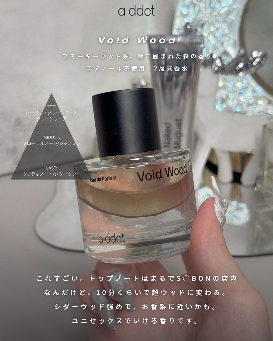 オードパフューム ボイドウッド/Addct/香水(レディース)を使ったクチコミ(4枚目)