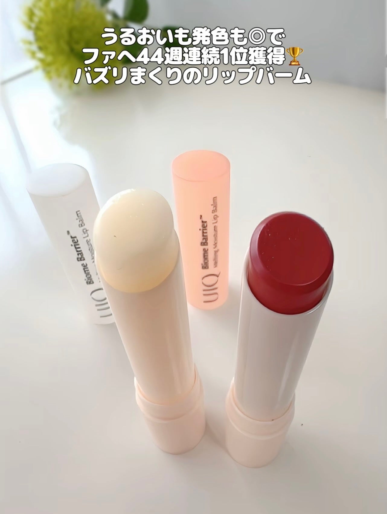バイオームバリアメルティングモイスチャーリップバーム/UIQ/リップバームを使ったクチコミ(3枚目)