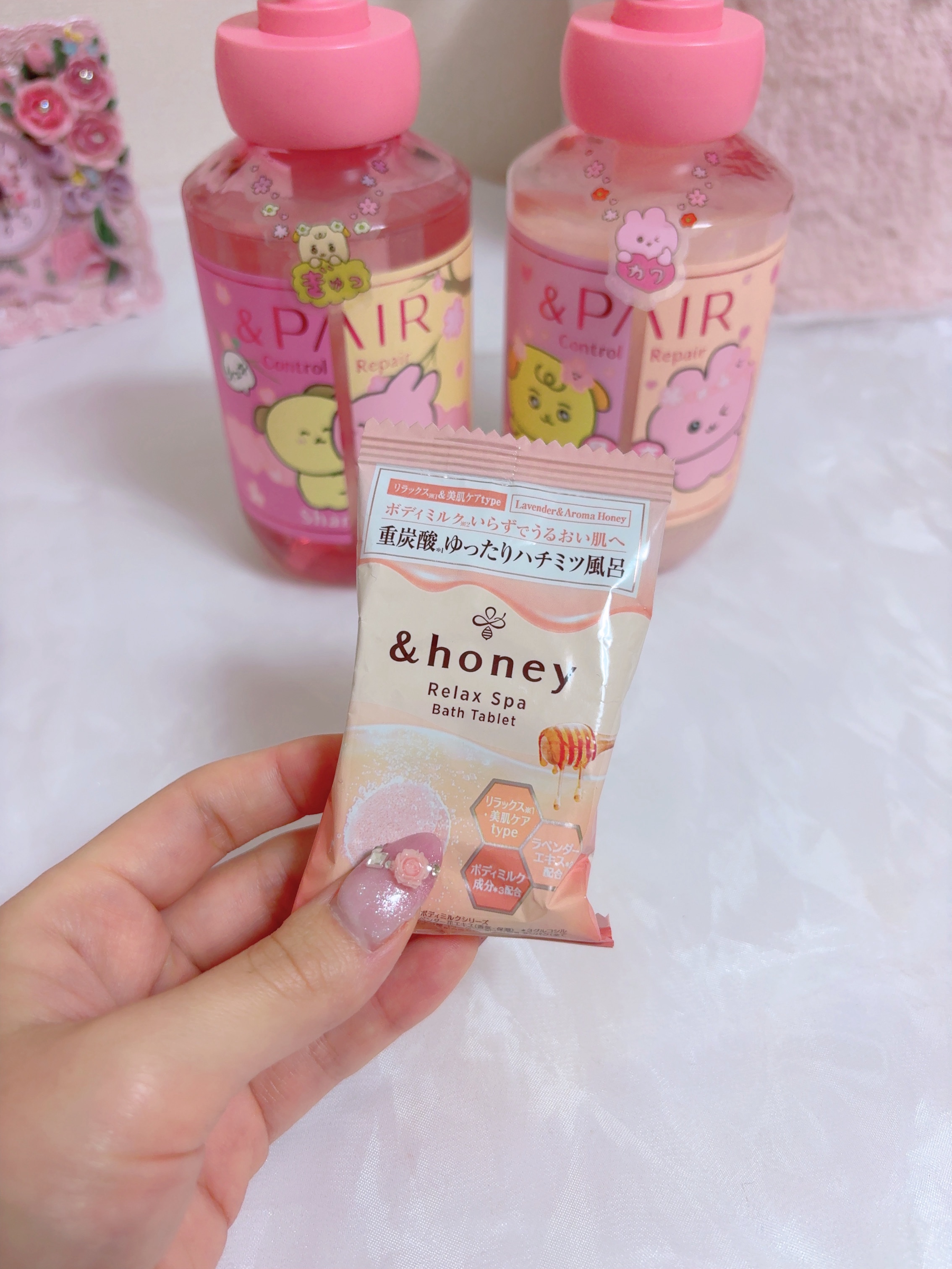 &honey リラックス スパ バスタブレットのクチコミ「リラックス スパ バスタブレット🫧

&honey（アンドハニー）

めちゃくちゃ良い香りの入.....」（2枚目）