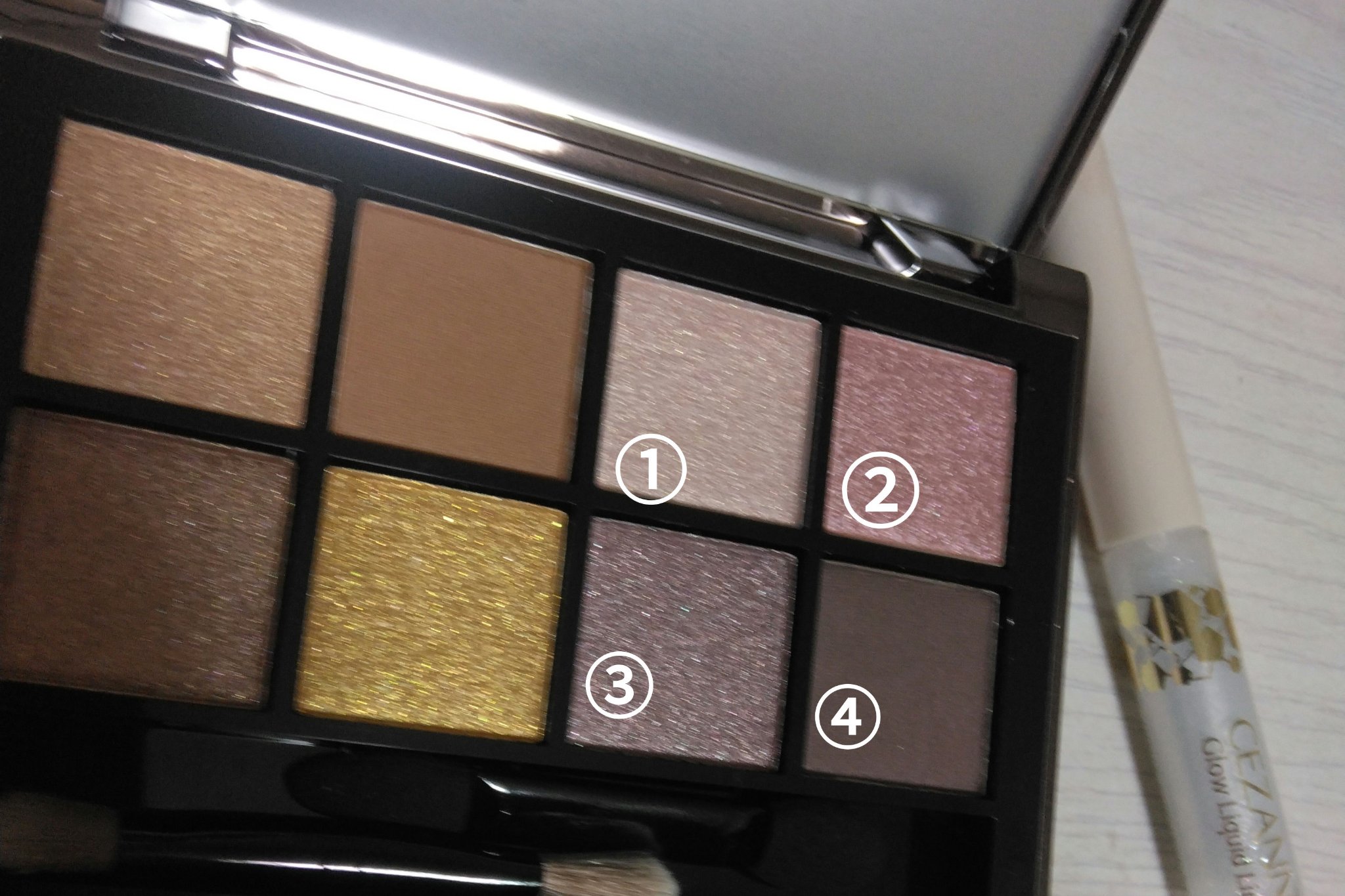 8色アイシャドウパレット/and us/アイシャドウパレットを使ったクチコミ（2枚目）