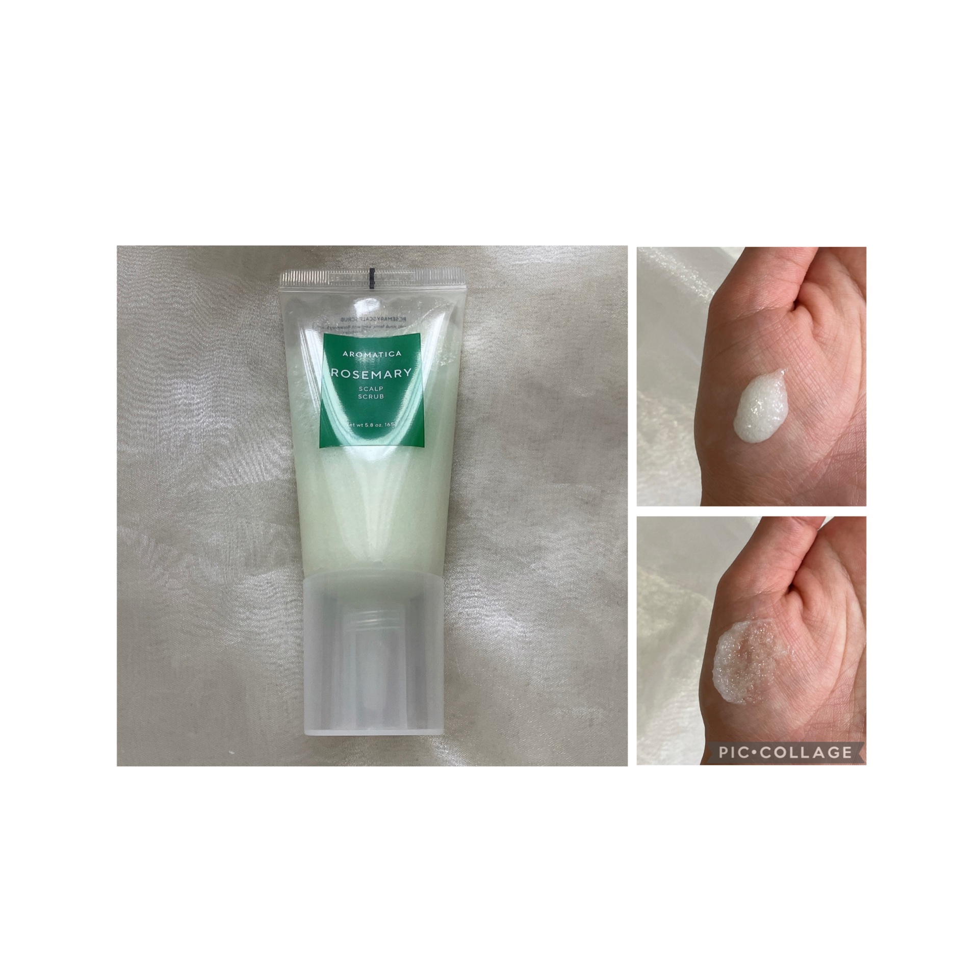 ローズマリー スカルプ スクラブ/AROMATICA/ヘッドスクラブを使ったクチコミ（2枚目）