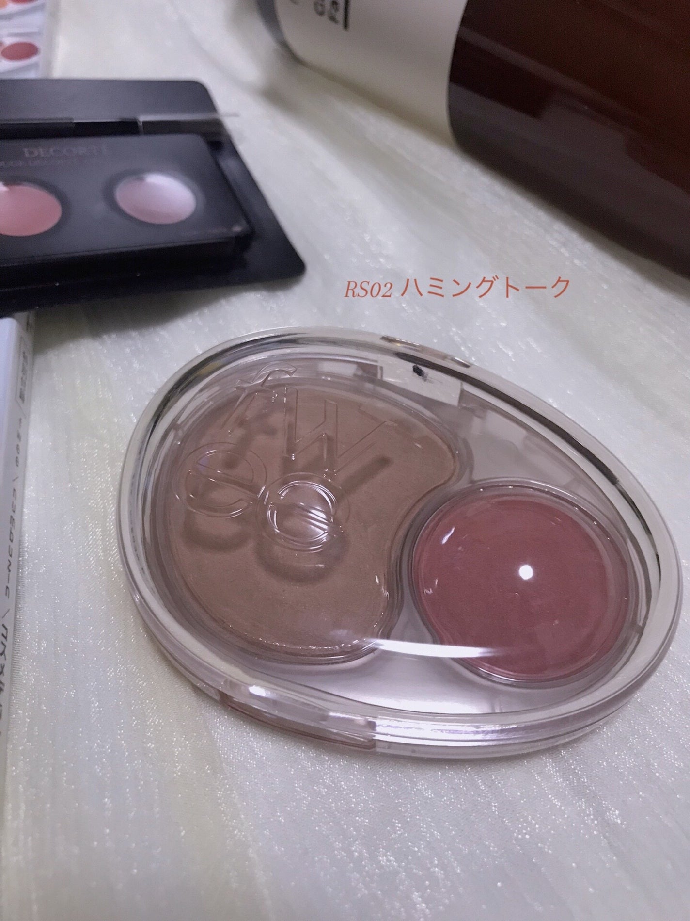 デュアルチークメロウ/fwee/ジェル・クリームチークを使ったクチコミ(3枚目)