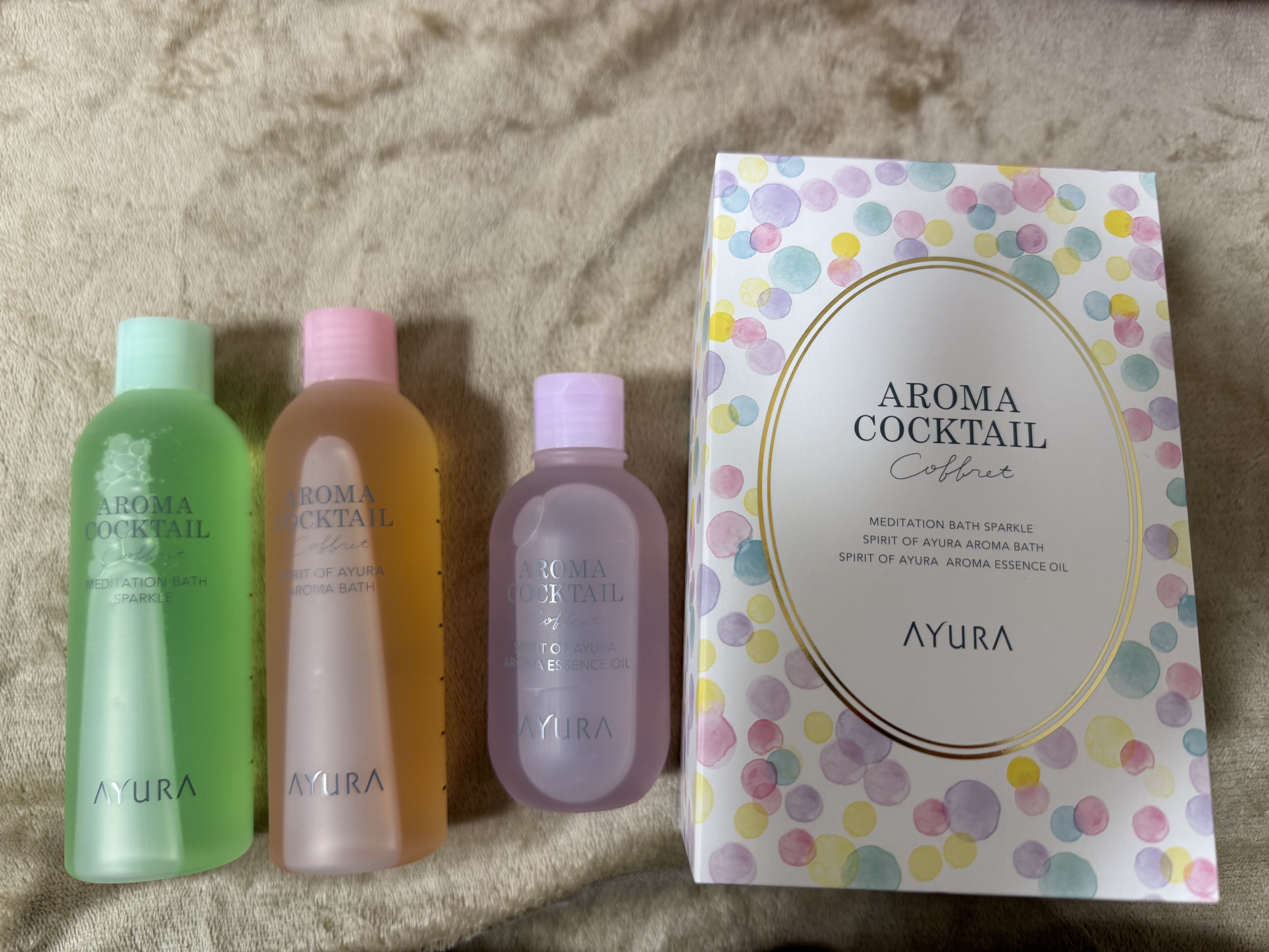 アロマカクテルコフレ/AYURA/その他キットセットを使ったクチコミ（1枚目）
