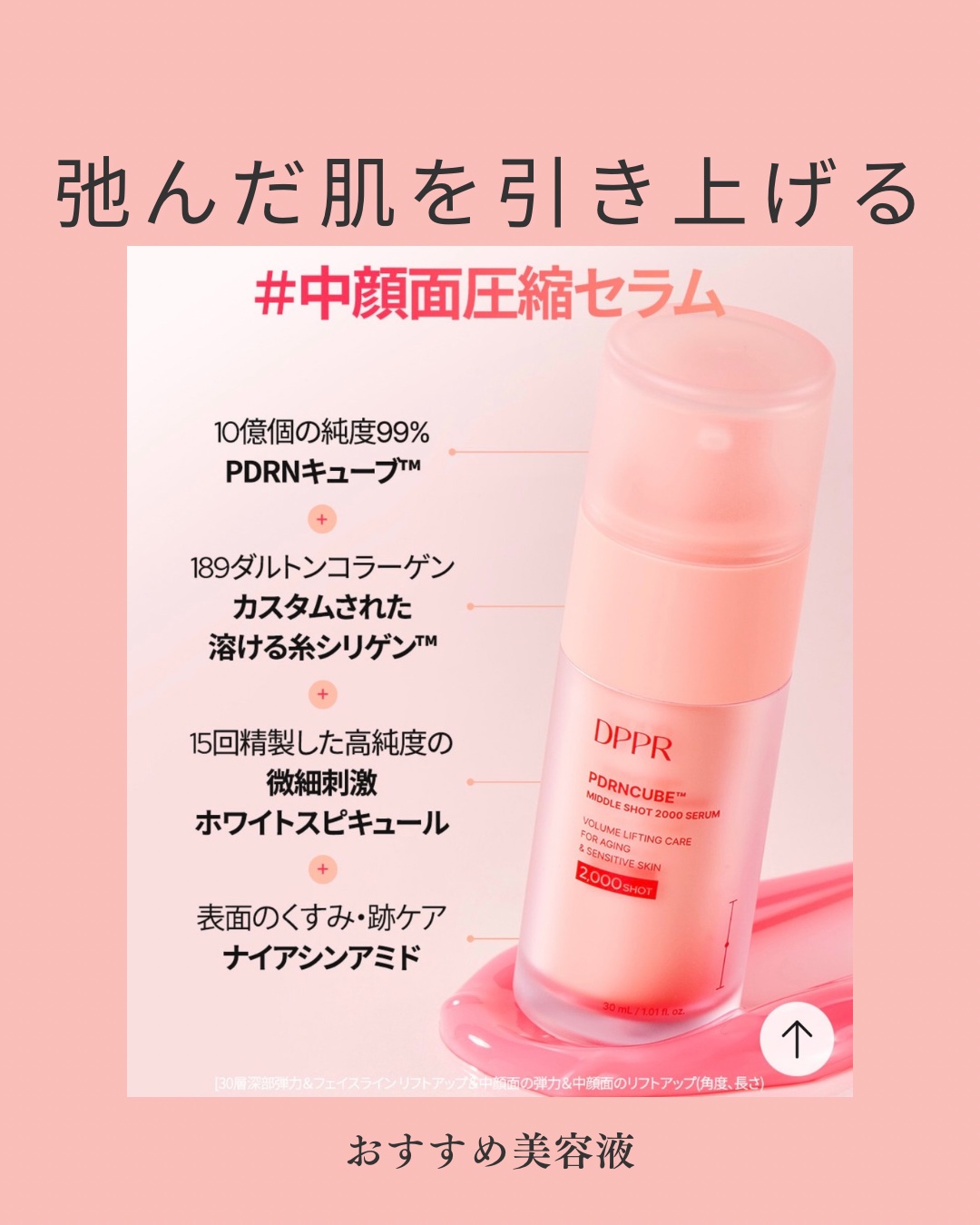 PDRNキューブセラム/DPPR/美容液を使ったクチコミ（2枚目）