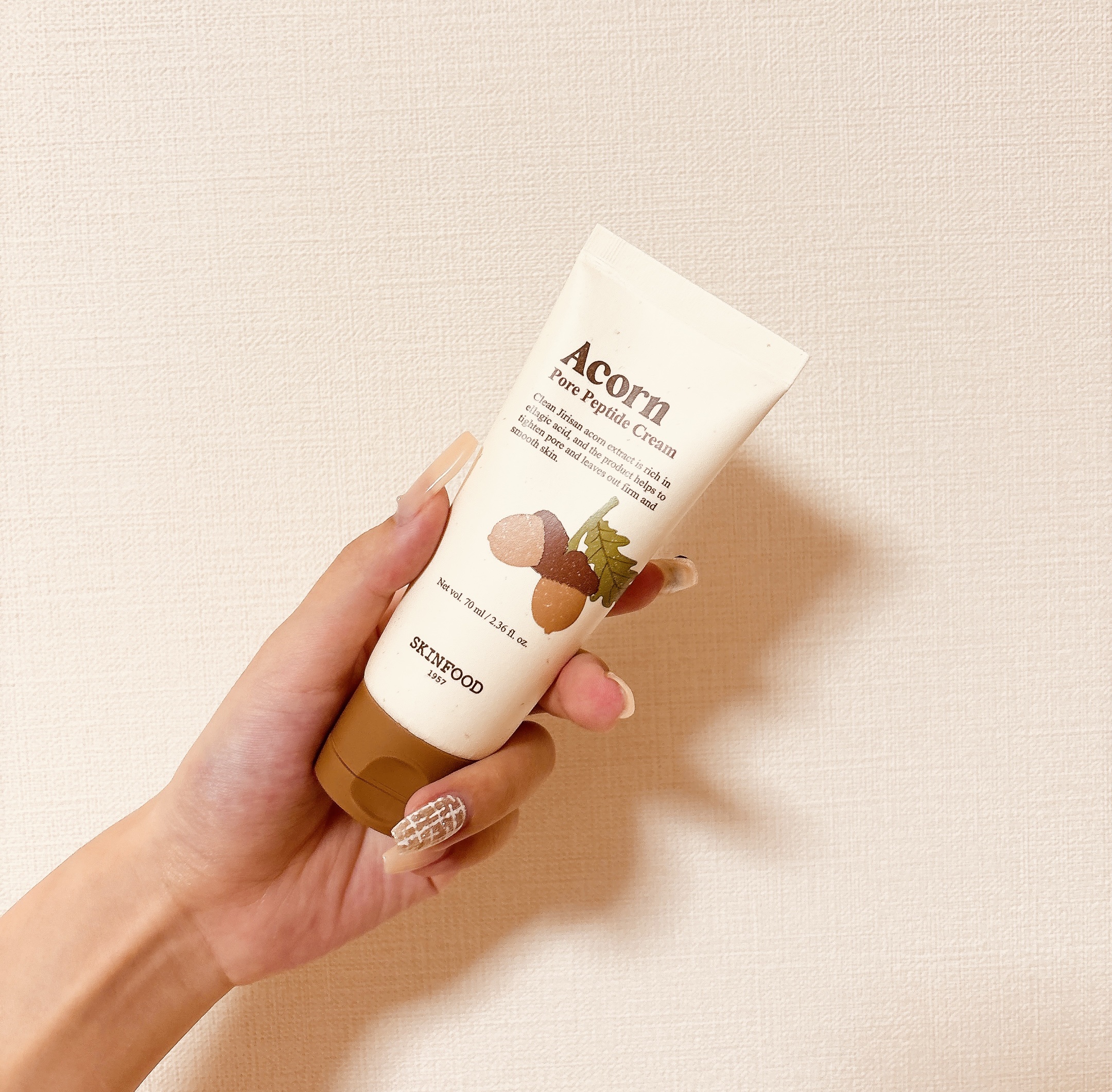 どんぐり ポア ペプチド クリーム/SKINFOOD/フェイスクリームを使ったクチコミ（1枚目）