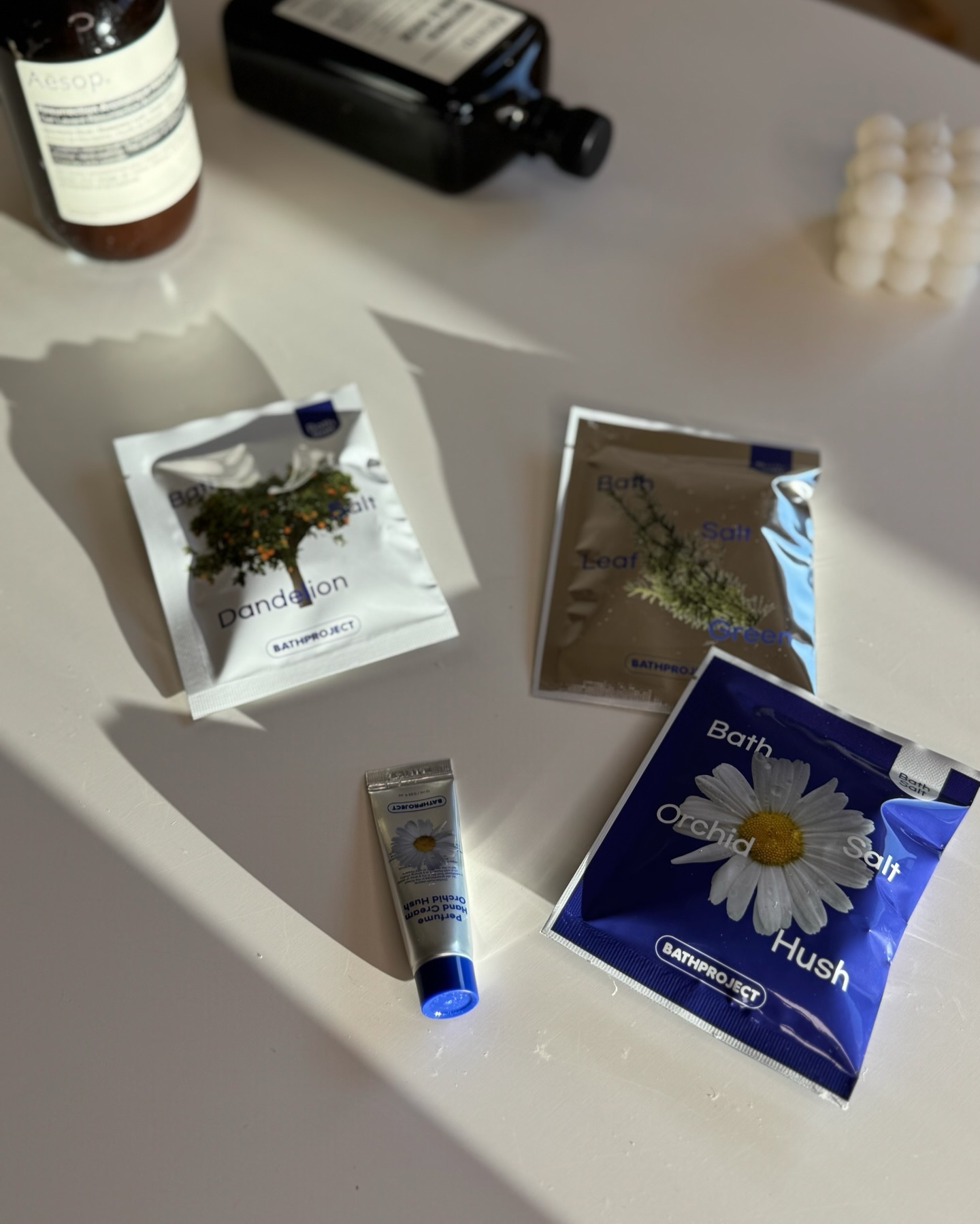 バスソルト オーキッドハッシュ/BATH PROJECT/無機塩系入浴剤を使ったクチコミ（2枚目）