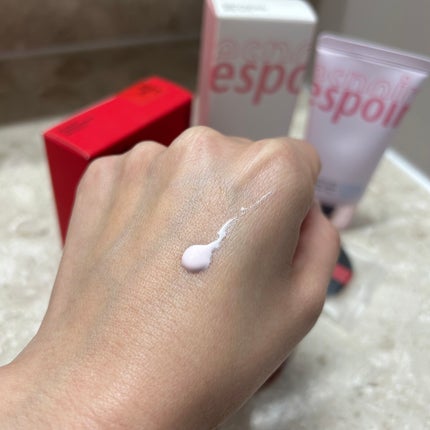 ウォータースプラッシュシカトーンアップクリーム/espoir/化粧下地を使ったクチコミ(3枚目)