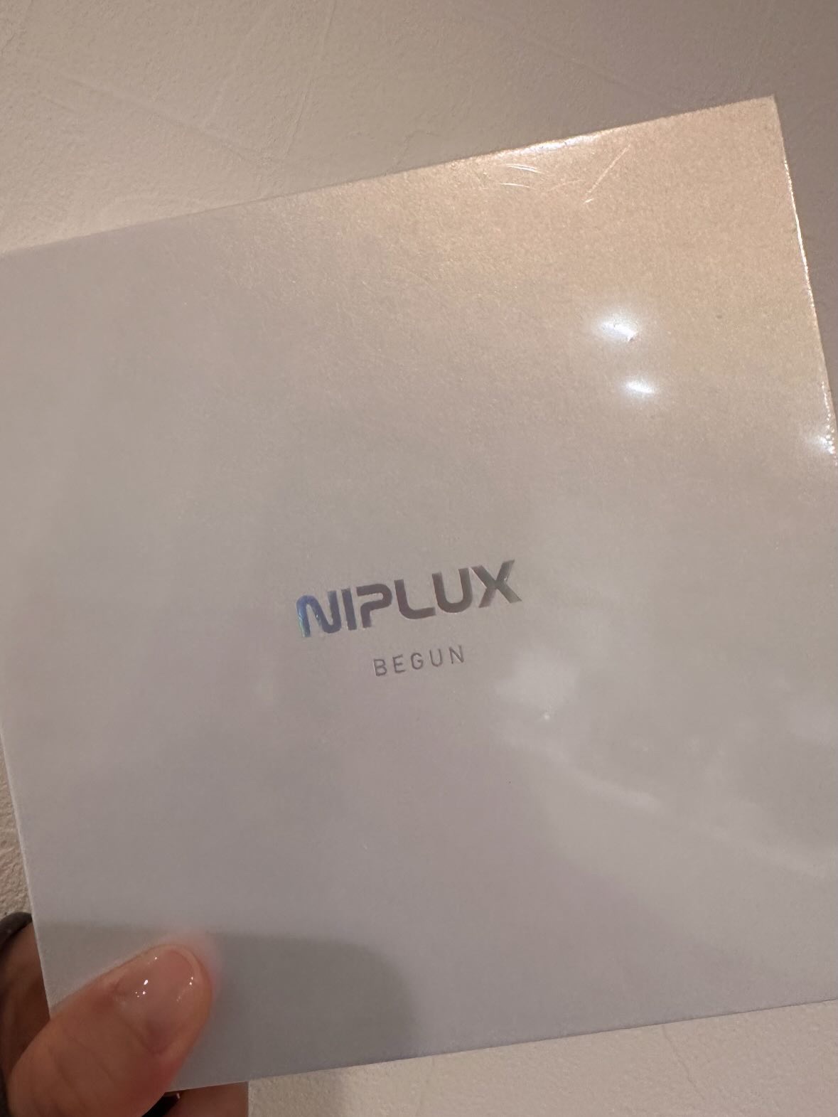 NIPLUX BEGUNのクチコミ「NIPLUXさんのキャンペーンにて当選しまして、
筋膜ガンこと、BEGUN.いただきました💛
.....」（2枚目）