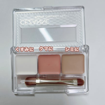 パレットコンシーラー ハイカバー/CEZANNE/パレットコンシーラーを使ったクチコミ(2枚目)