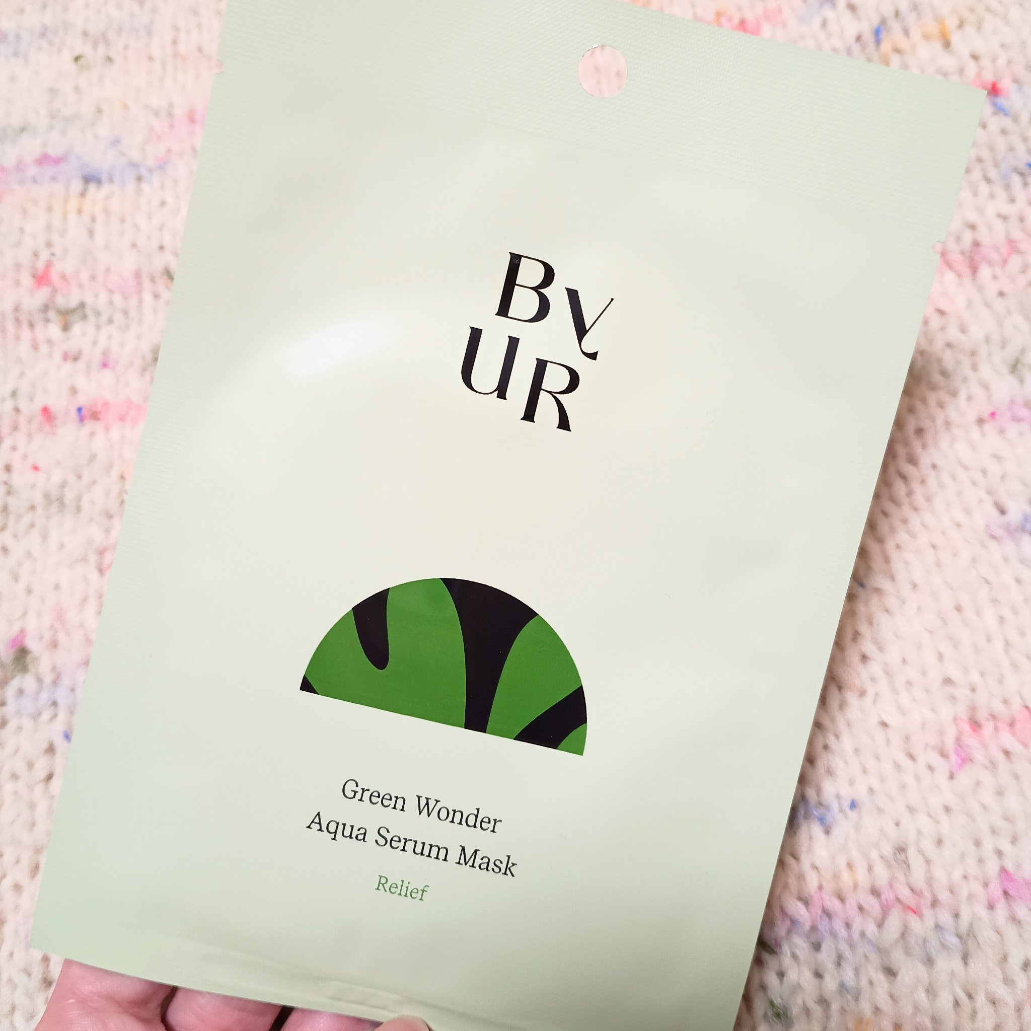 スージンググリーン アクアセラムマスク/ByUR/シートマスク・パックを使ったクチコミ（1枚目）