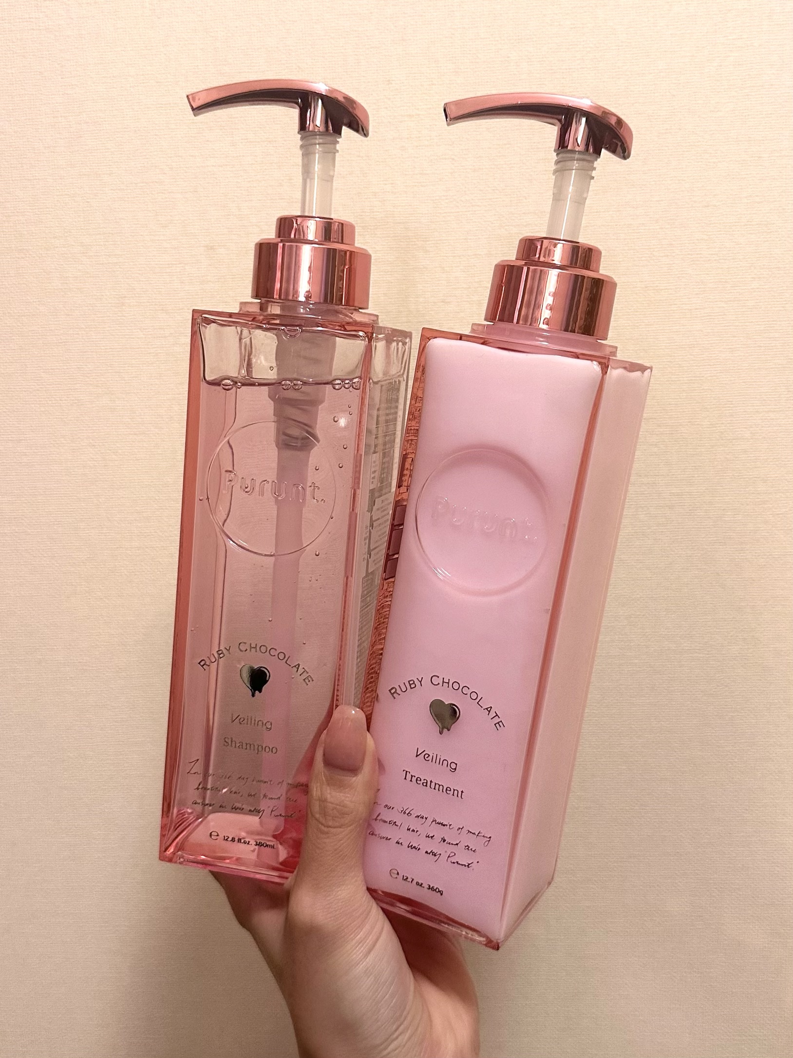 プルント　ヴェーリング　ペアセット　ルビーチョコレート/Purunt./シャンプー・コンディショナーを使ったクチコミ（3枚目）