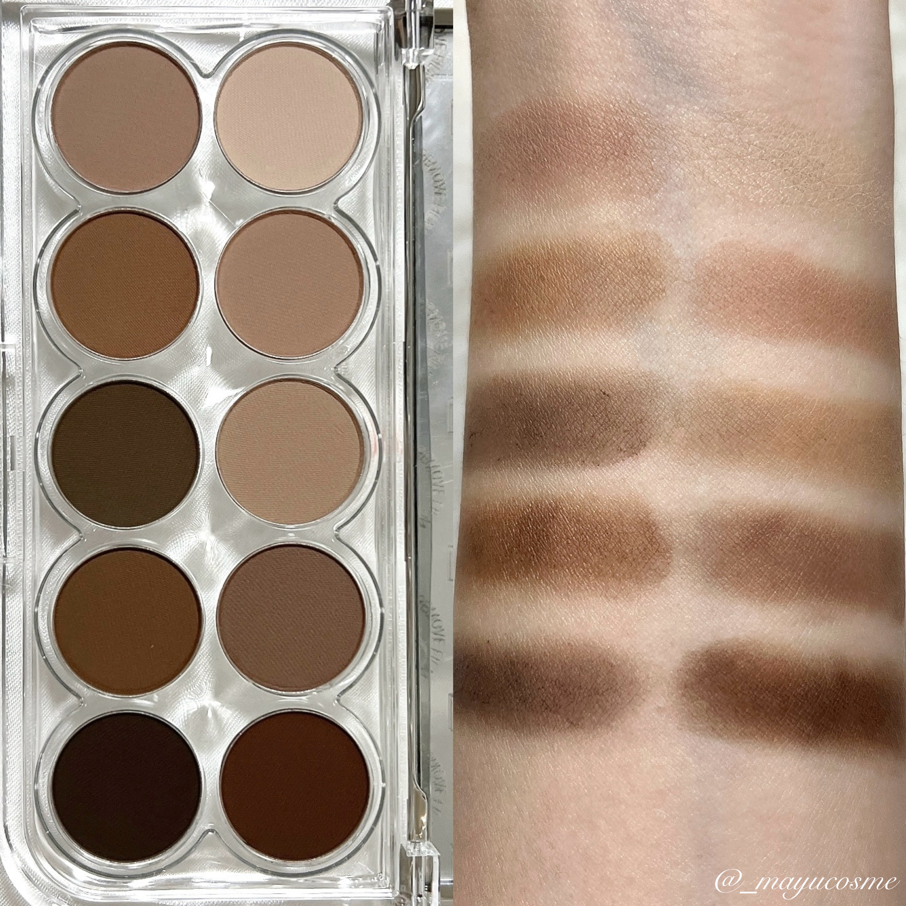 ライトオンアイズシャドウパレット/ルミル/アイシャドウパレットを使ったクチコミ（3枚目）