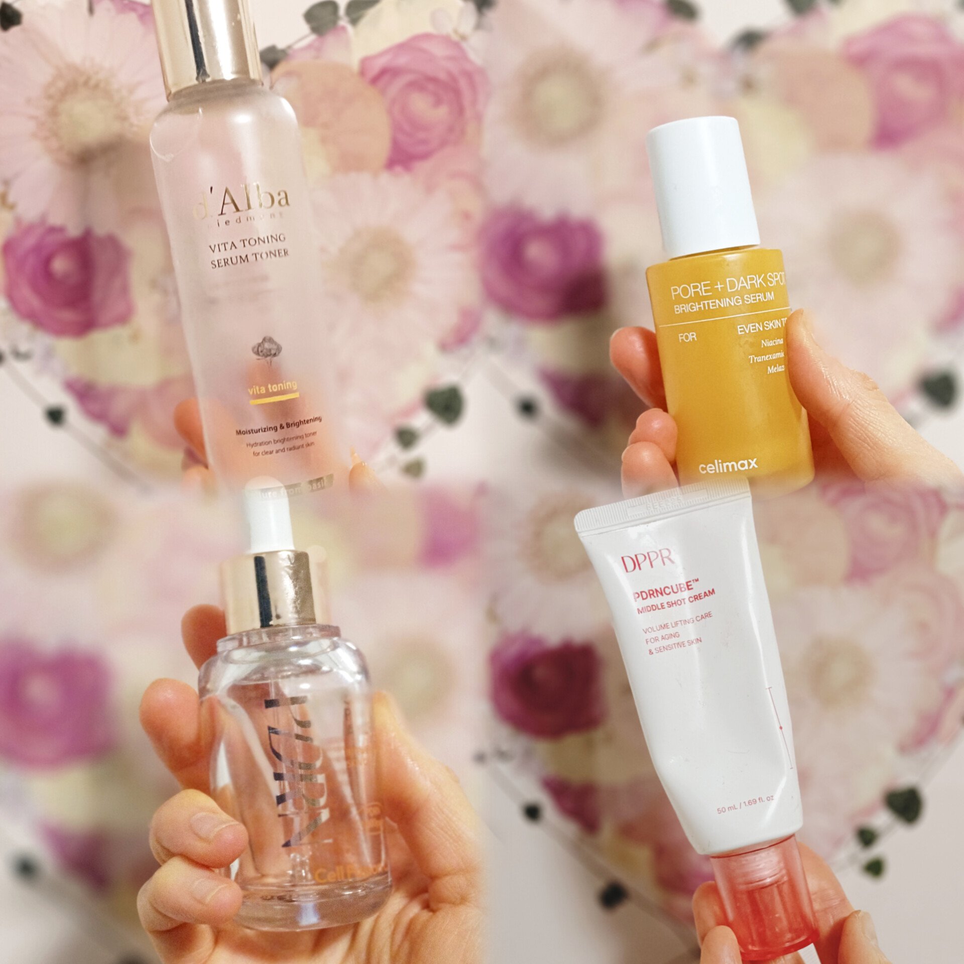 使い切り
#提供
ダルバ
ビタトーニングセラムトナー
香りが好きで身体にも使ってました(*^^*)

celimax
ポア ブライトニング シミケアセラム
購入品
ストックあり

Cell Fusion C
コラーゲンPDRNアンプル
#提