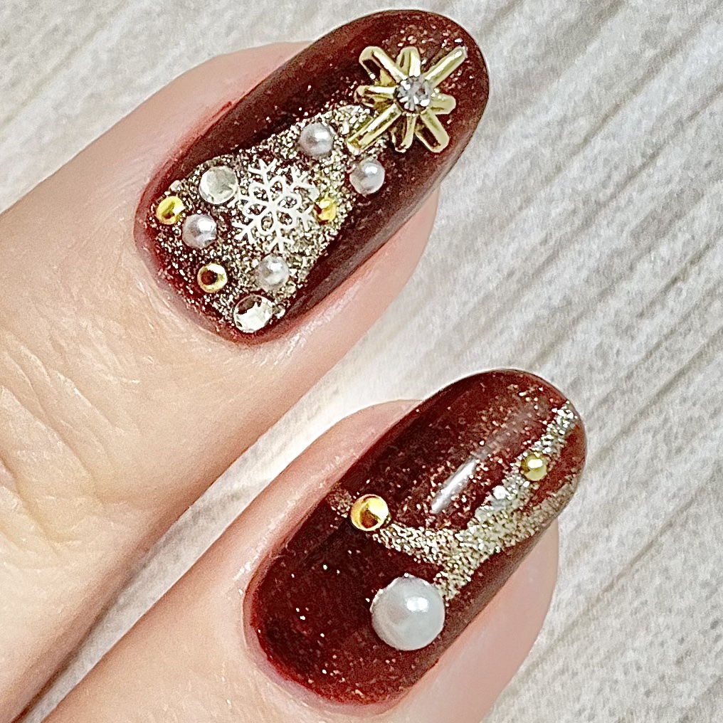 ネイルパーツ/セリア/ネイルチップ・パーツを使ったクチコミ（2枚目）