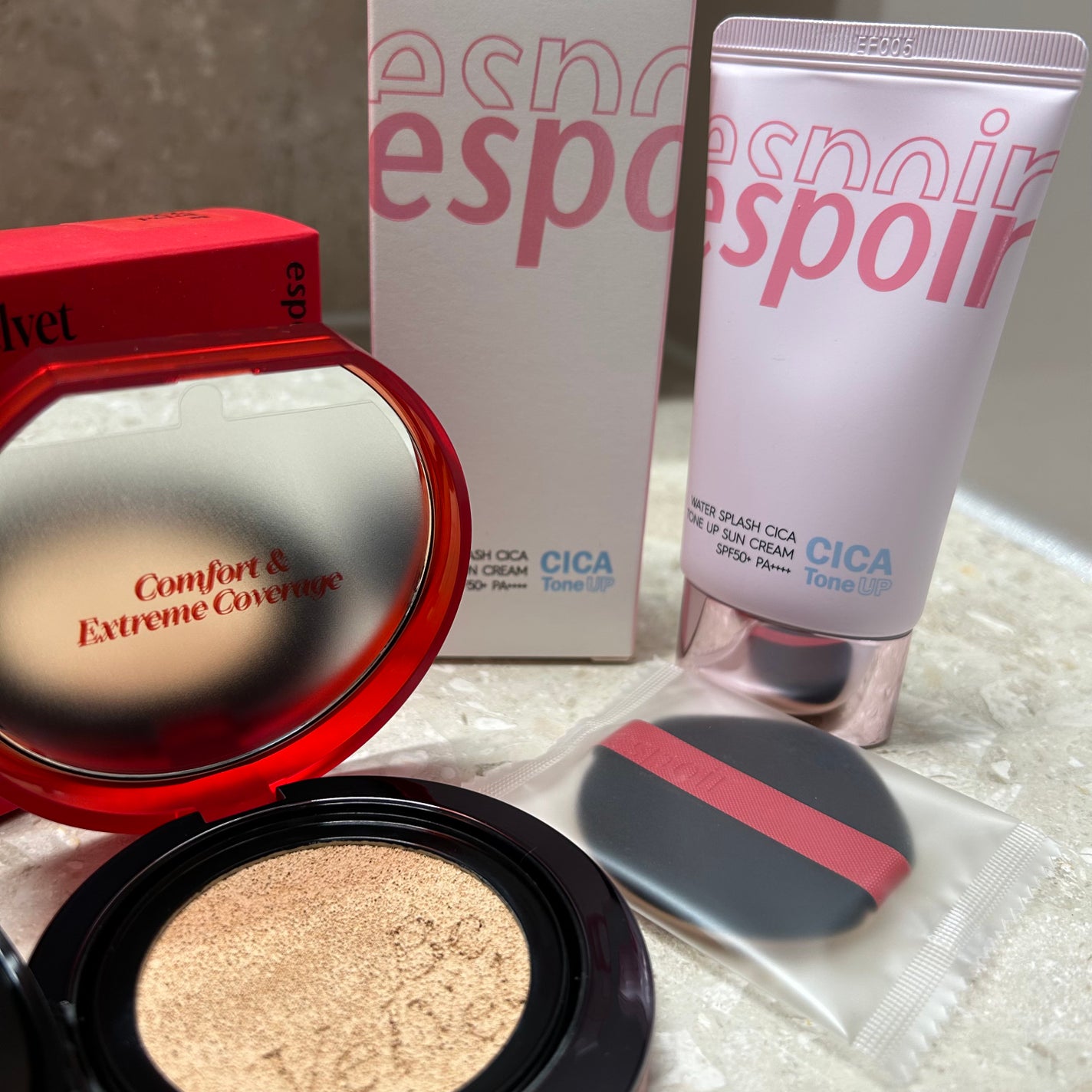 ウォータースプラッシュシカトーンアップクリーム/espoir/化粧下地を使ったクチコミ(1枚目)