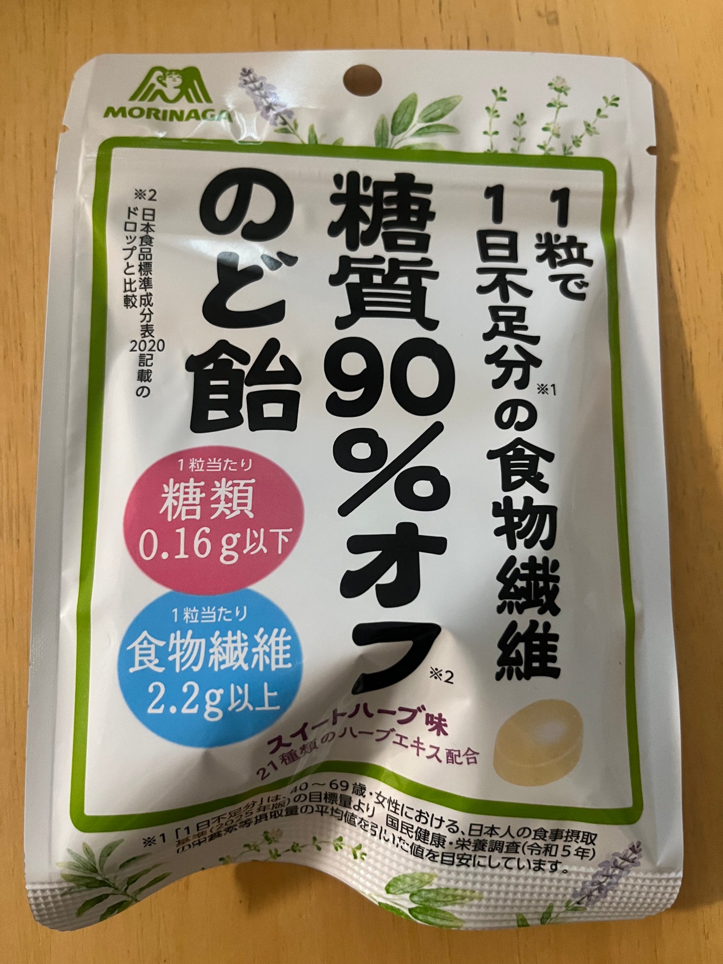 糖質90%オフのど飴/森永製菓/低糖質食品を使ったクチコミ(1枚目)