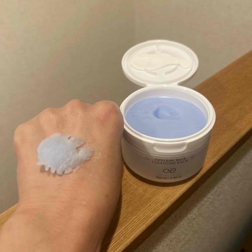 アズレンブルークレンジングバーム/原料工房/クレンジングバームを使ったクチコミ(2枚目)