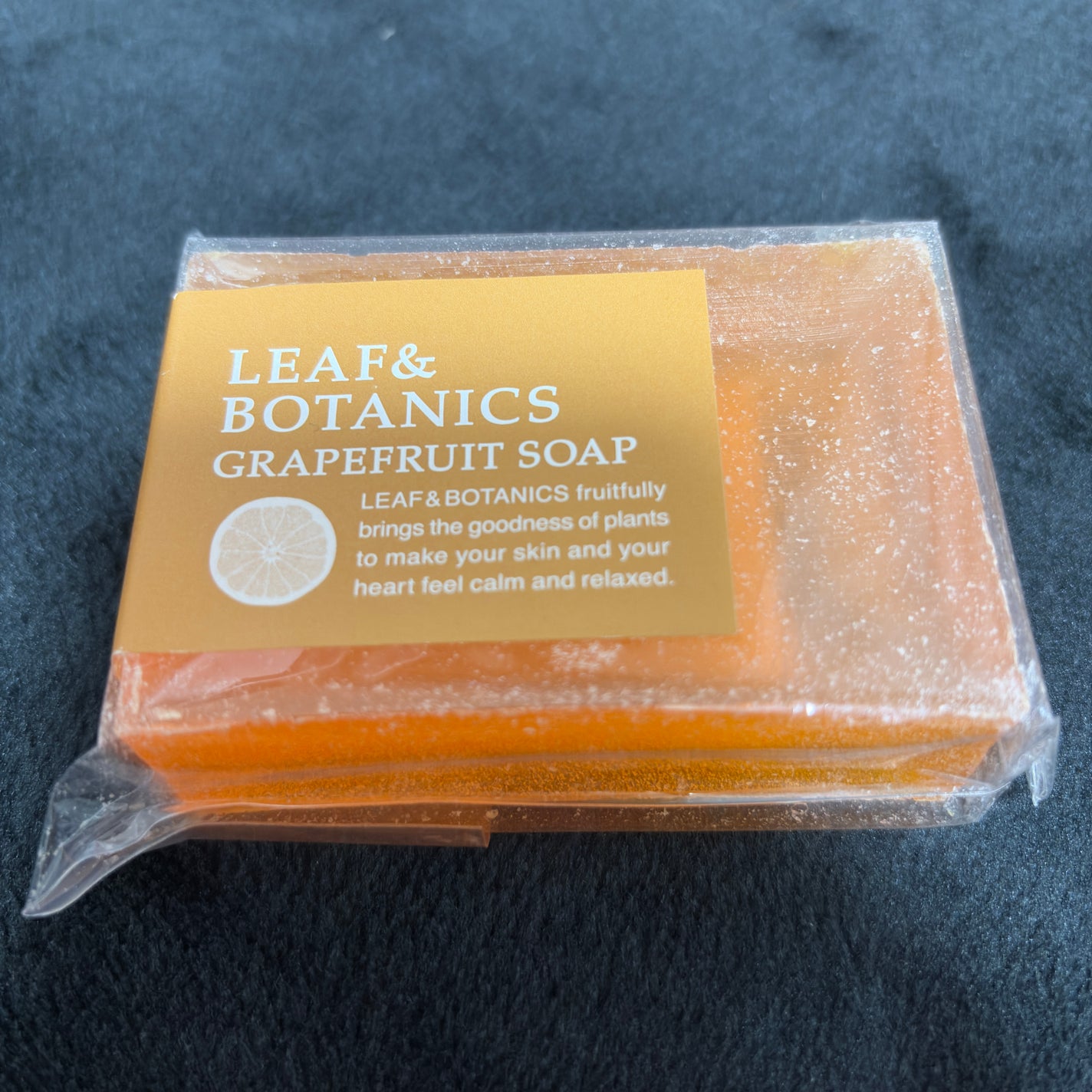 マザーソープ グレープフルーツ/LEAF&BOTANICS /ボディ石鹸を使ったクチコミ(1枚目)