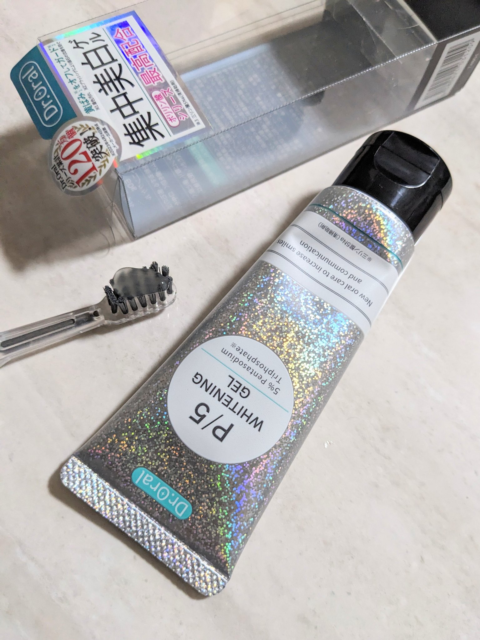 ホワイトニングゲル/Dr.Oral/歯磨き粉を使ったクチコミ（1枚目）