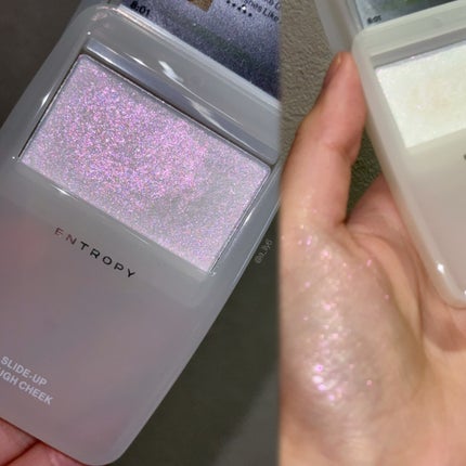 スライドアップドウチーク/ENTROPY/ジェル・クリームチークを使ったクチコミ(1枚目)