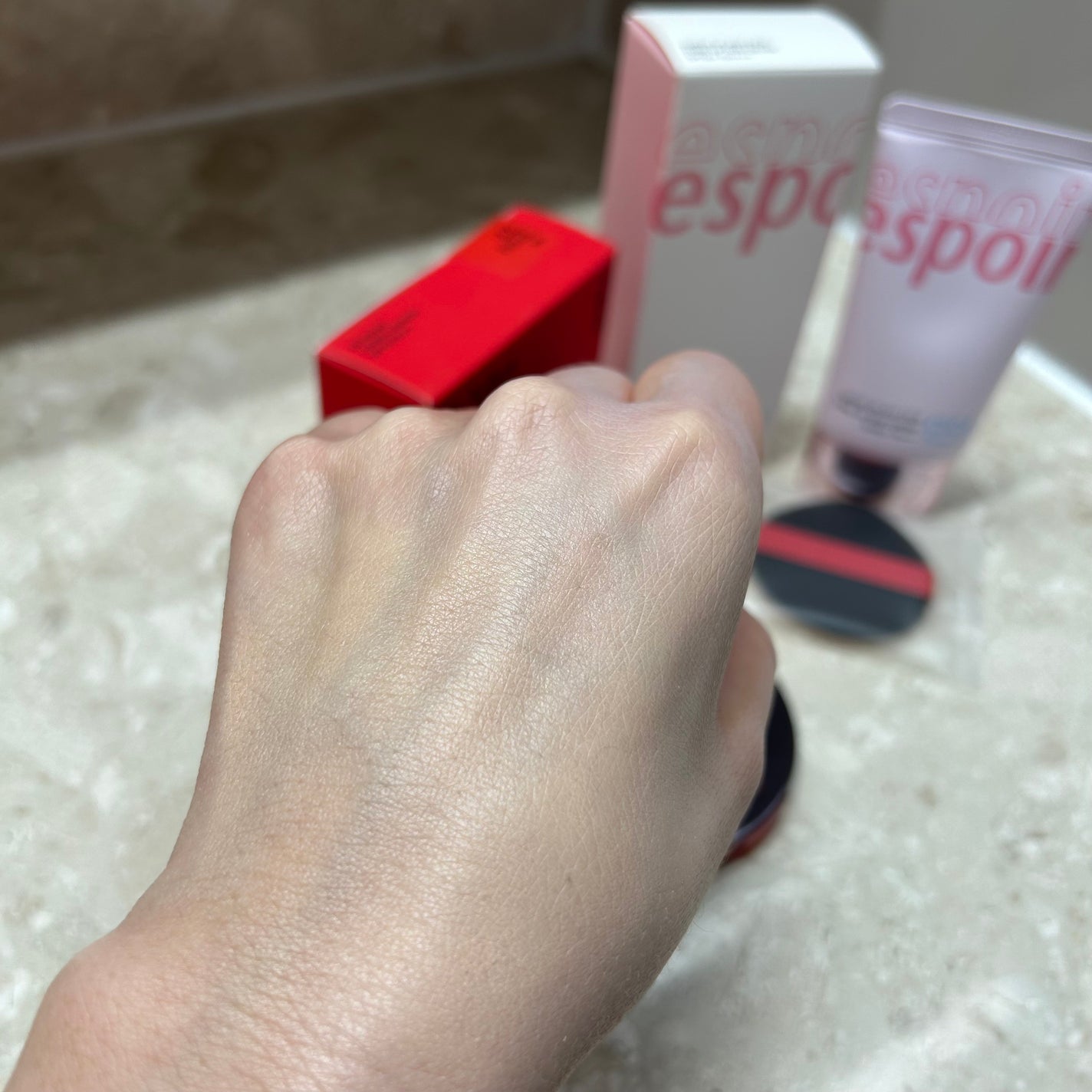 ウォータースプラッシュシカトーンアップクリーム/espoir/化粧下地を使ったクチコミ(7枚目)