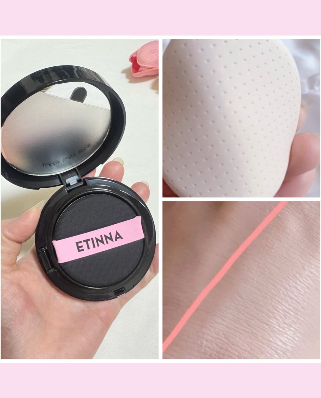 エティナ メッシュエアネス ナチュラルグロウ クッション/ETINNA/クッションファンデーションを使ったクチコミ（3枚目）