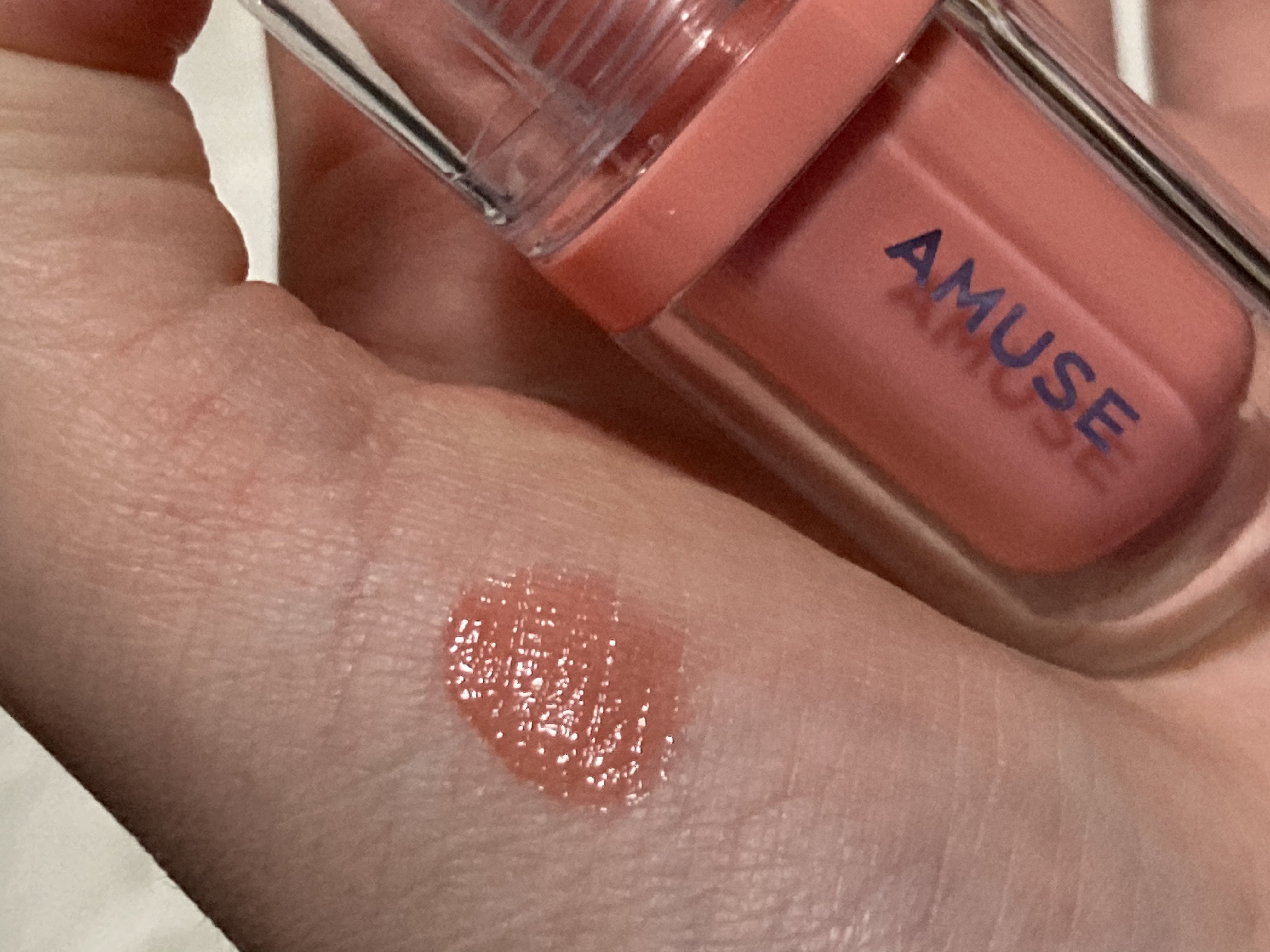 ジェルフィットティント/AMUSE/リップティントを使ったクチコミ（2枚目）