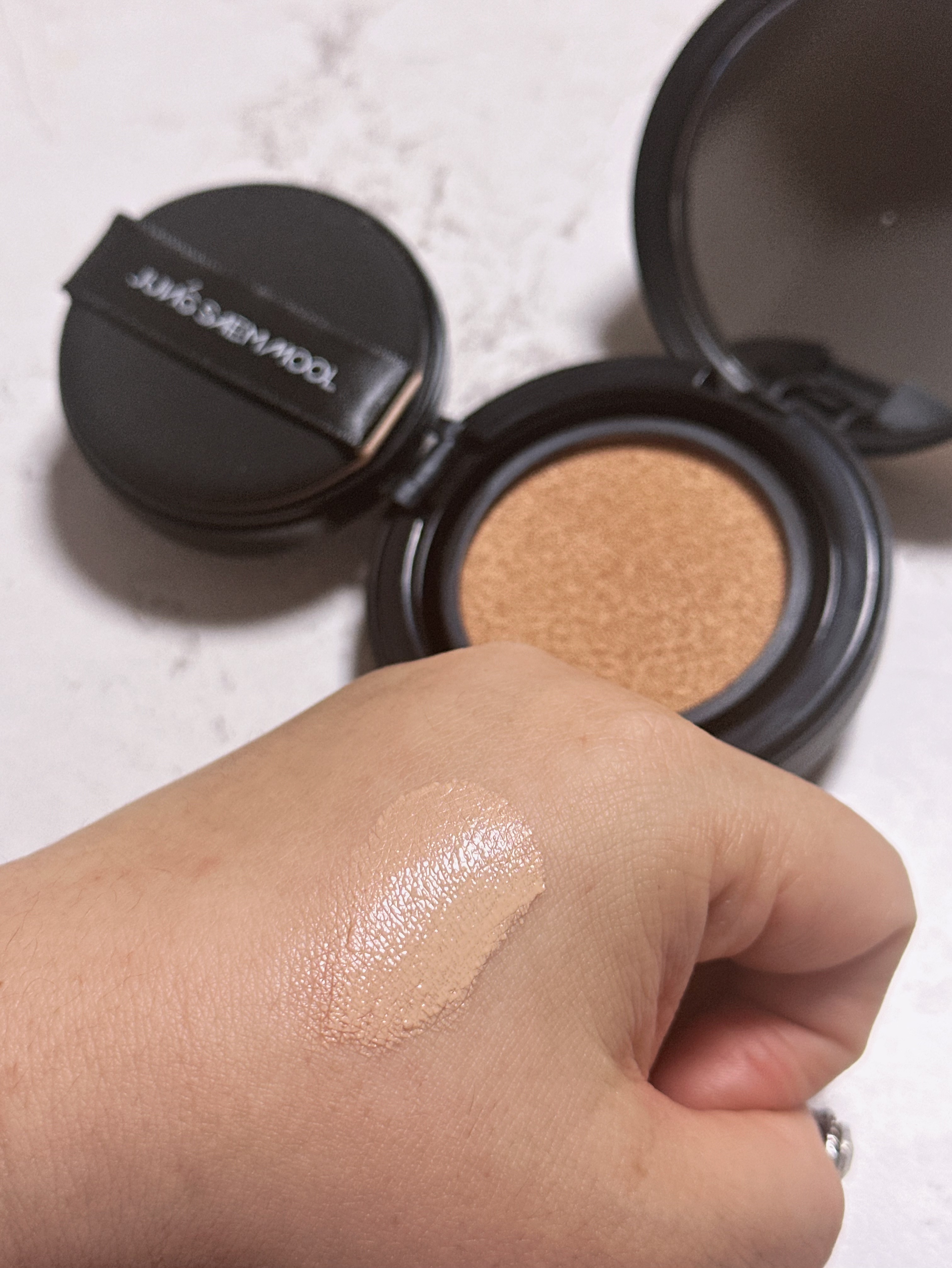 エッセンシャル スキン ヌーダー クッション/JUNG SAEM MOOL/クッションファンデーションを使ったクチコミ（3枚目）