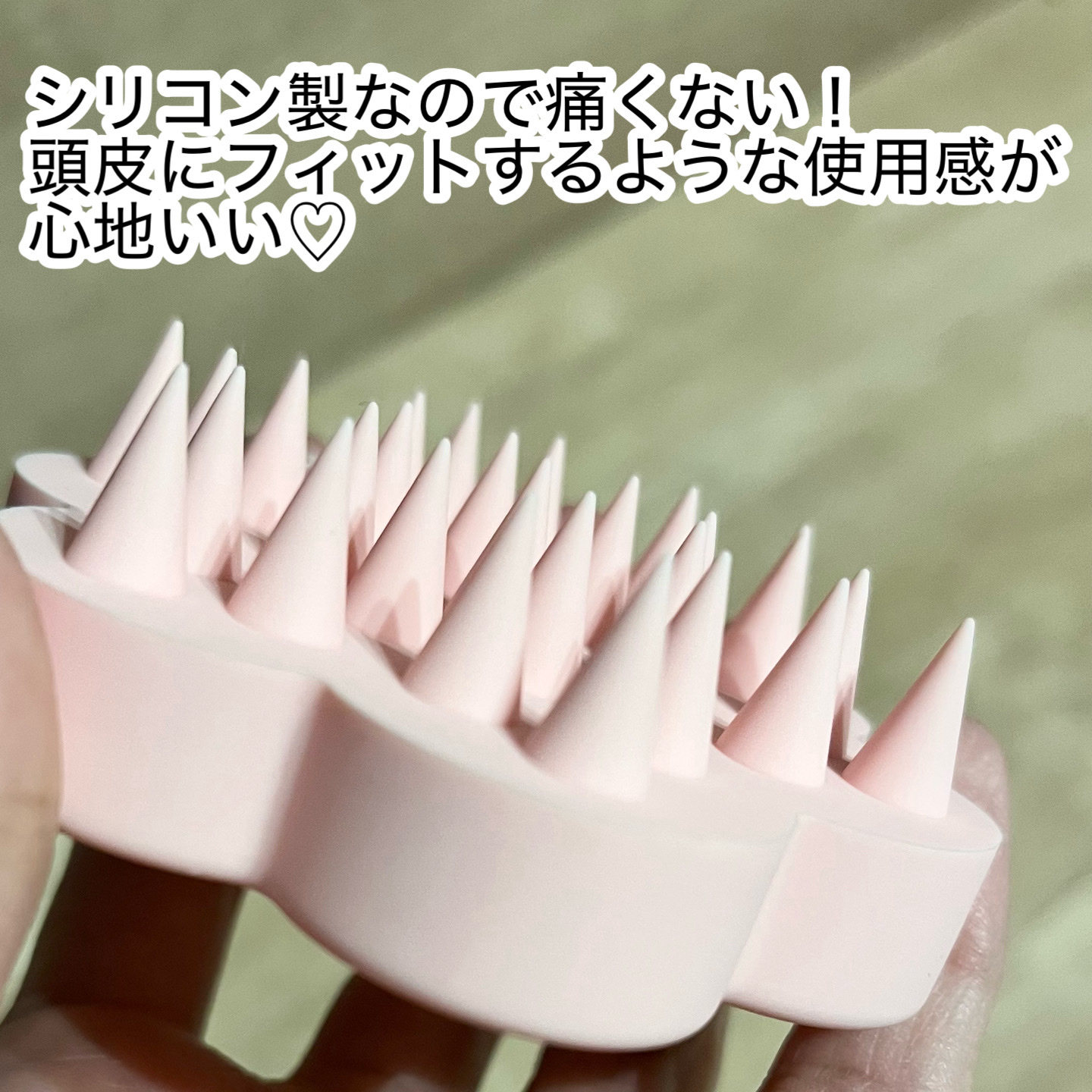 リノン スカルプクレンズブラシ/Linon/スカルプブラシを使ったクチコミ（3枚目）