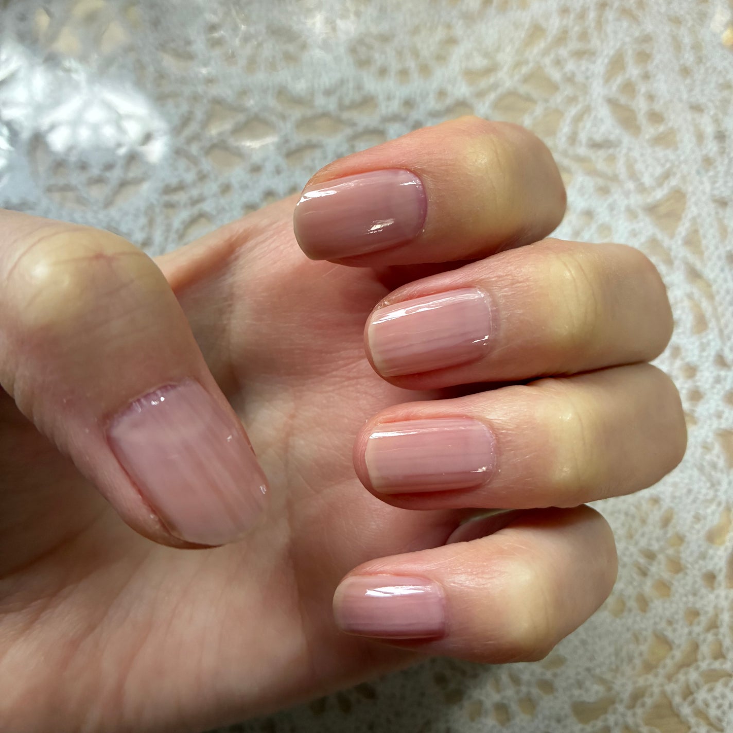 グロッシーコート/スキューズミー/オールインワンネイルを使ったクチコミ(4枚目)