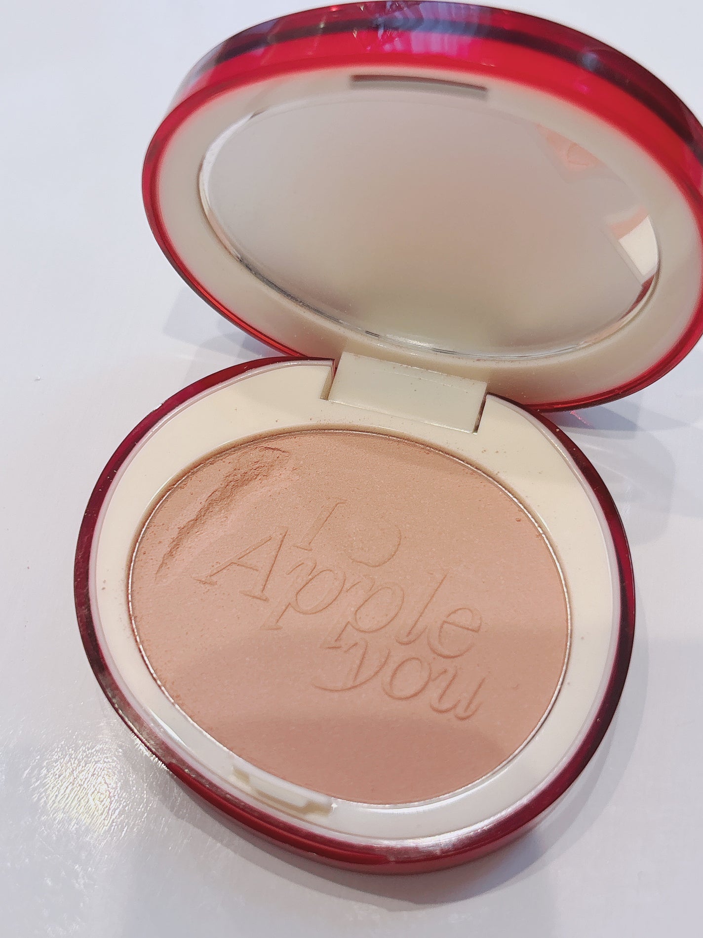 APPLE YOU ニュアンスグロウパウダー/Joocyee/パウダーチークを使ったクチコミ(2枚目)