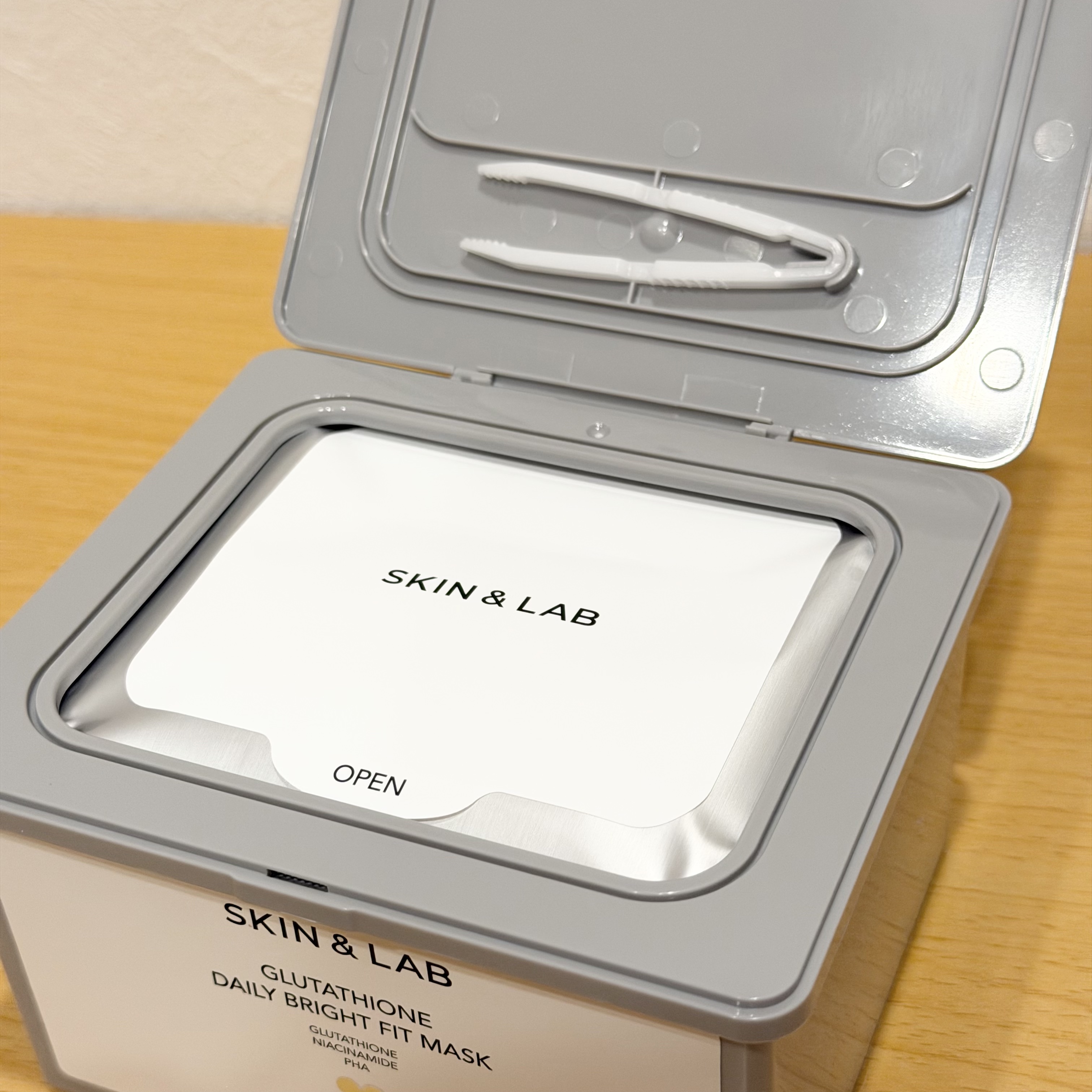 グルタチオンデイリーブライトフィットマスク/SKIN&LAB/シートマスク・パックを使ったクチコミ（3枚目）