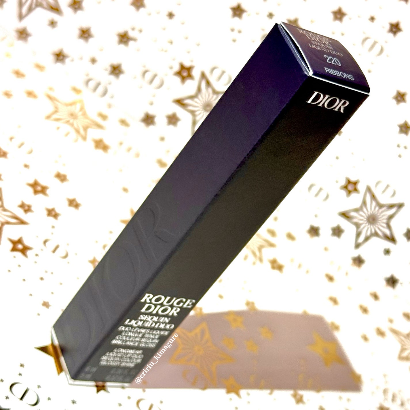 ルージュ ディオール シークイン リキッド デュオ(ホリデーコレクション 2025 限定品)/Dior/口紅・グロス・リップライナー・リップケアを使ったクチコミ(10枚目)