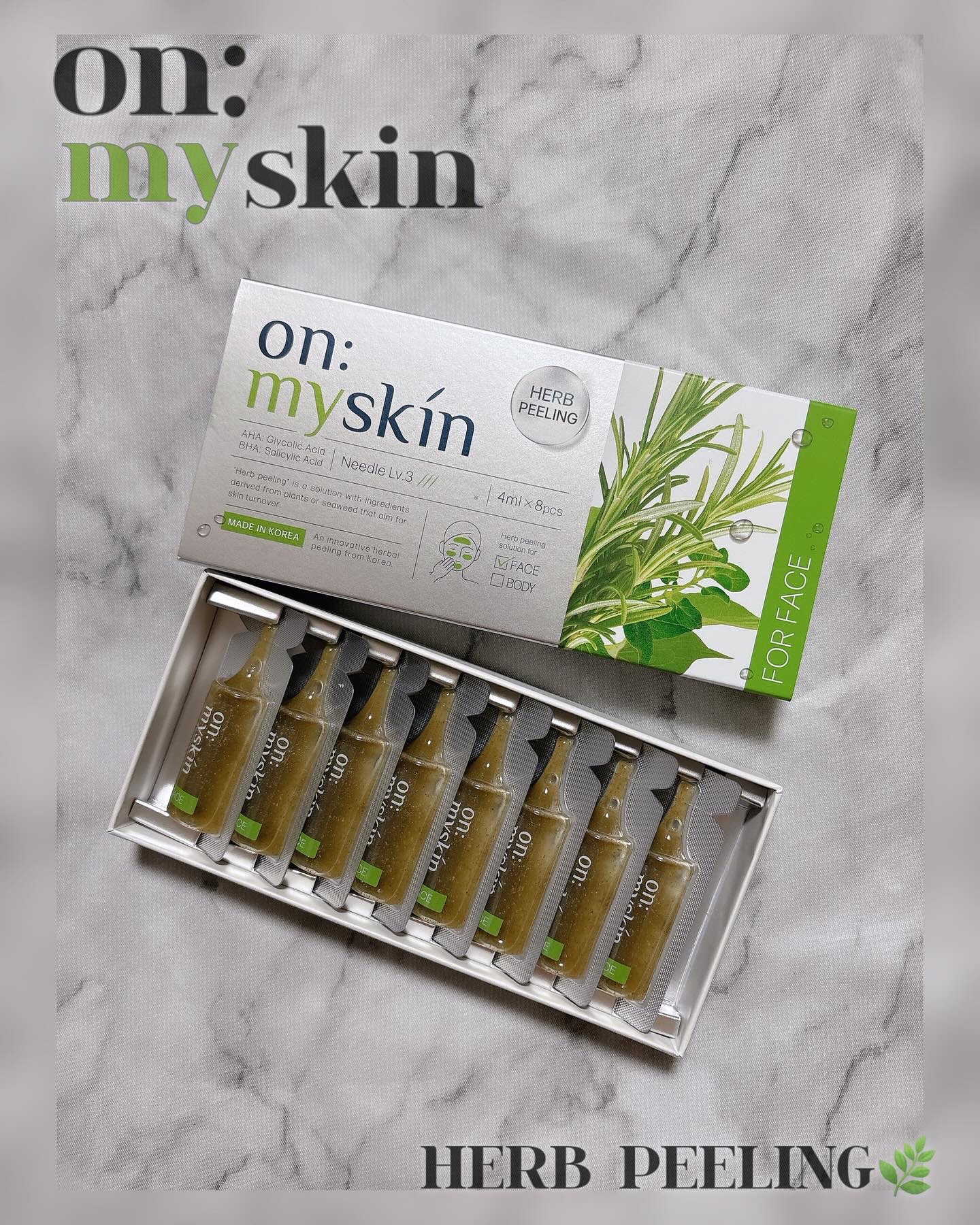 ハーブピーリング/on:myskin/ピーリングを使ったクチコミ（1枚目）