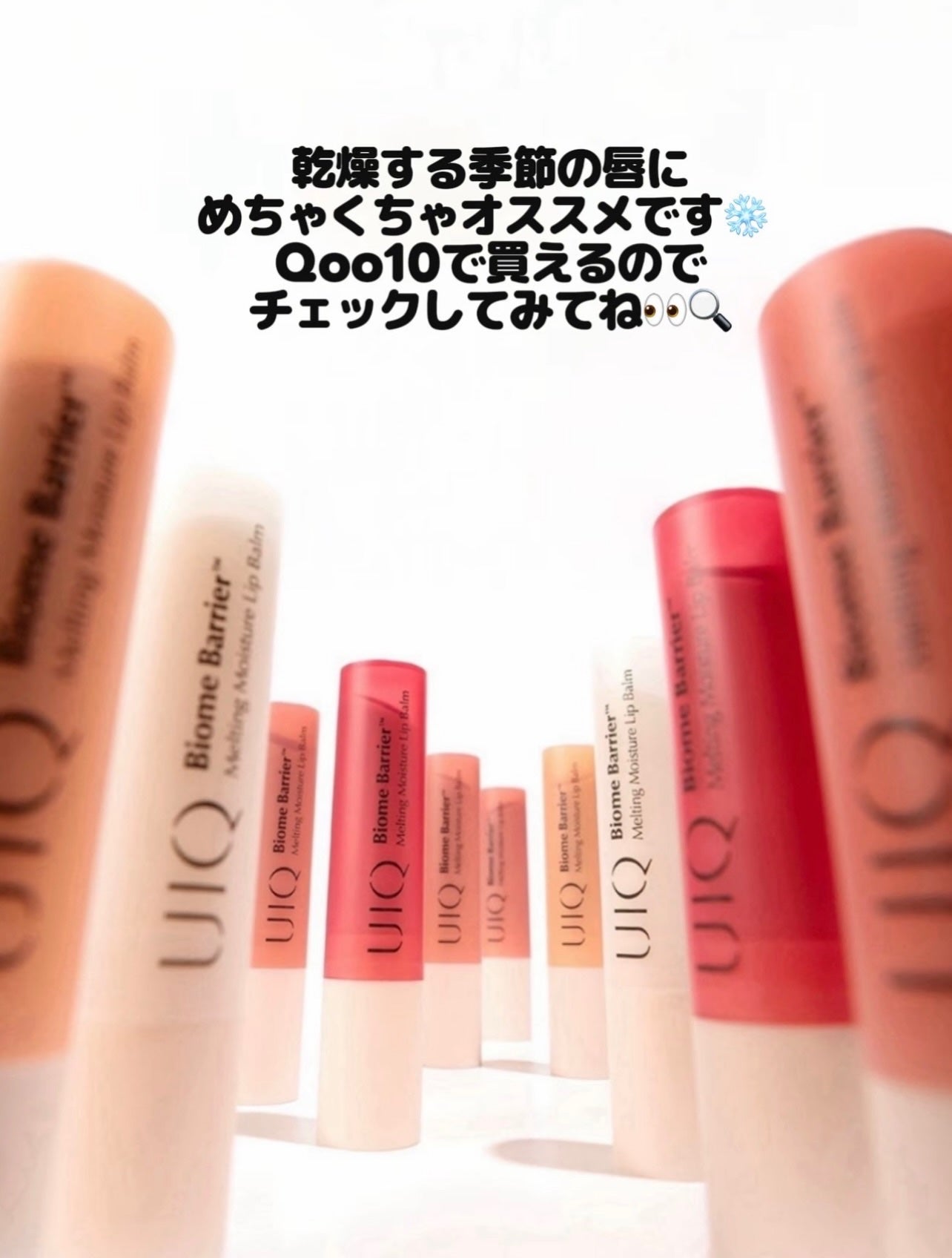 バイオームバリアメルティングモイスチャーリップバーム/UIQ/リップバームを使ったクチコミ(6枚目)